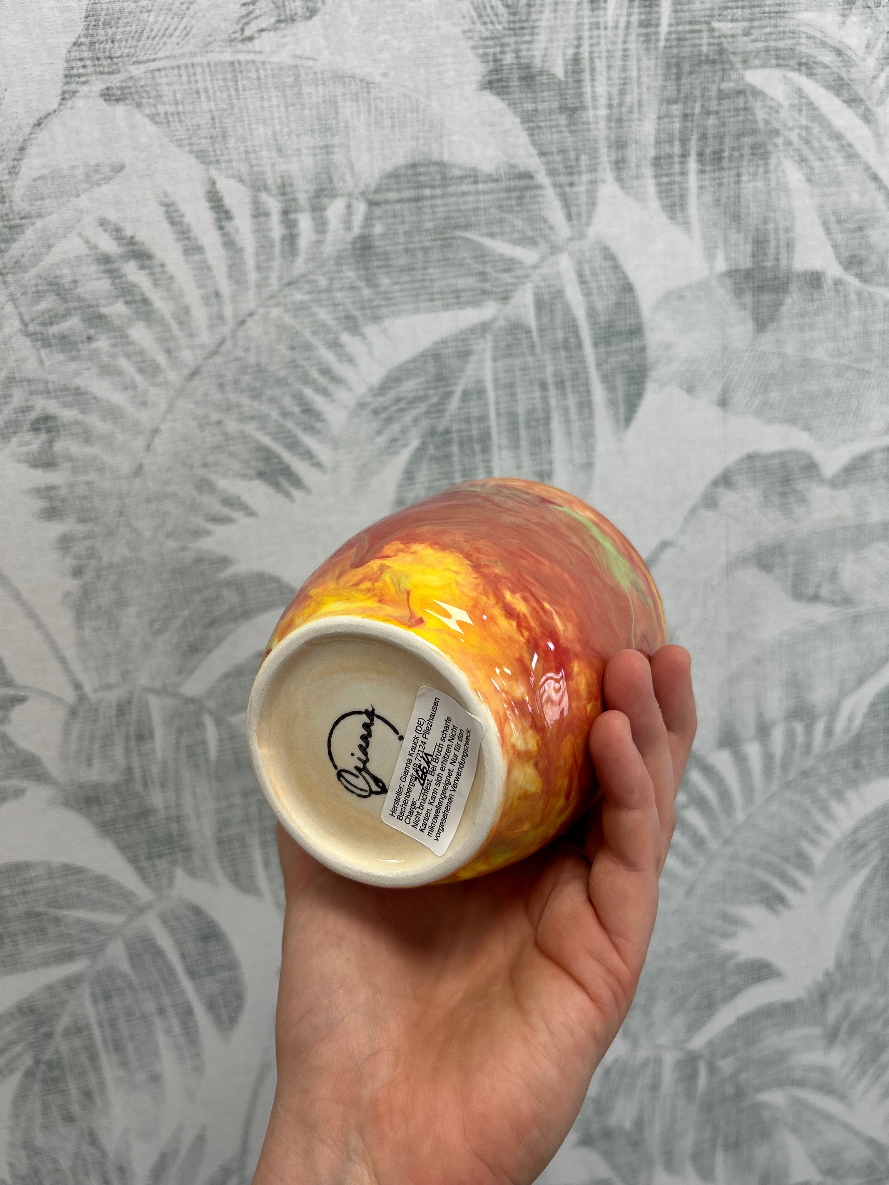 Gianna Ceramics Becher XL Marmor hell
