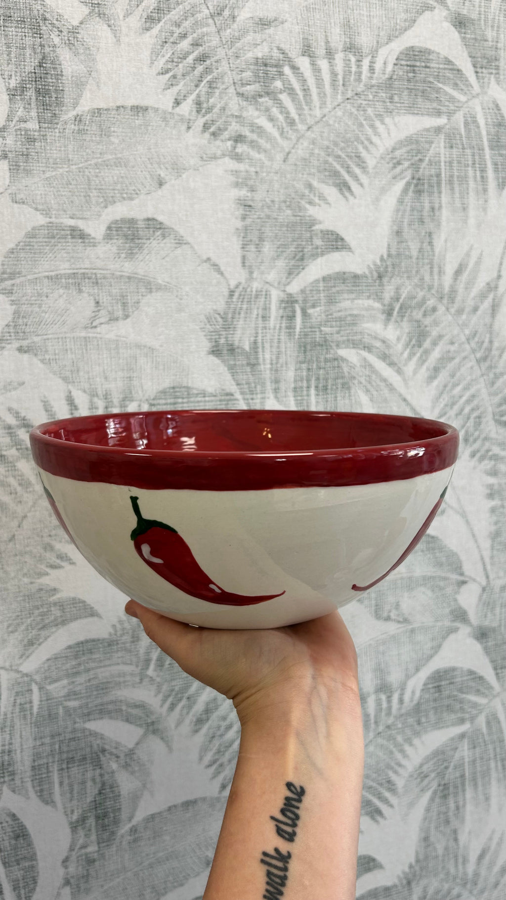 Gianna Ceramics Salatschale Chilis