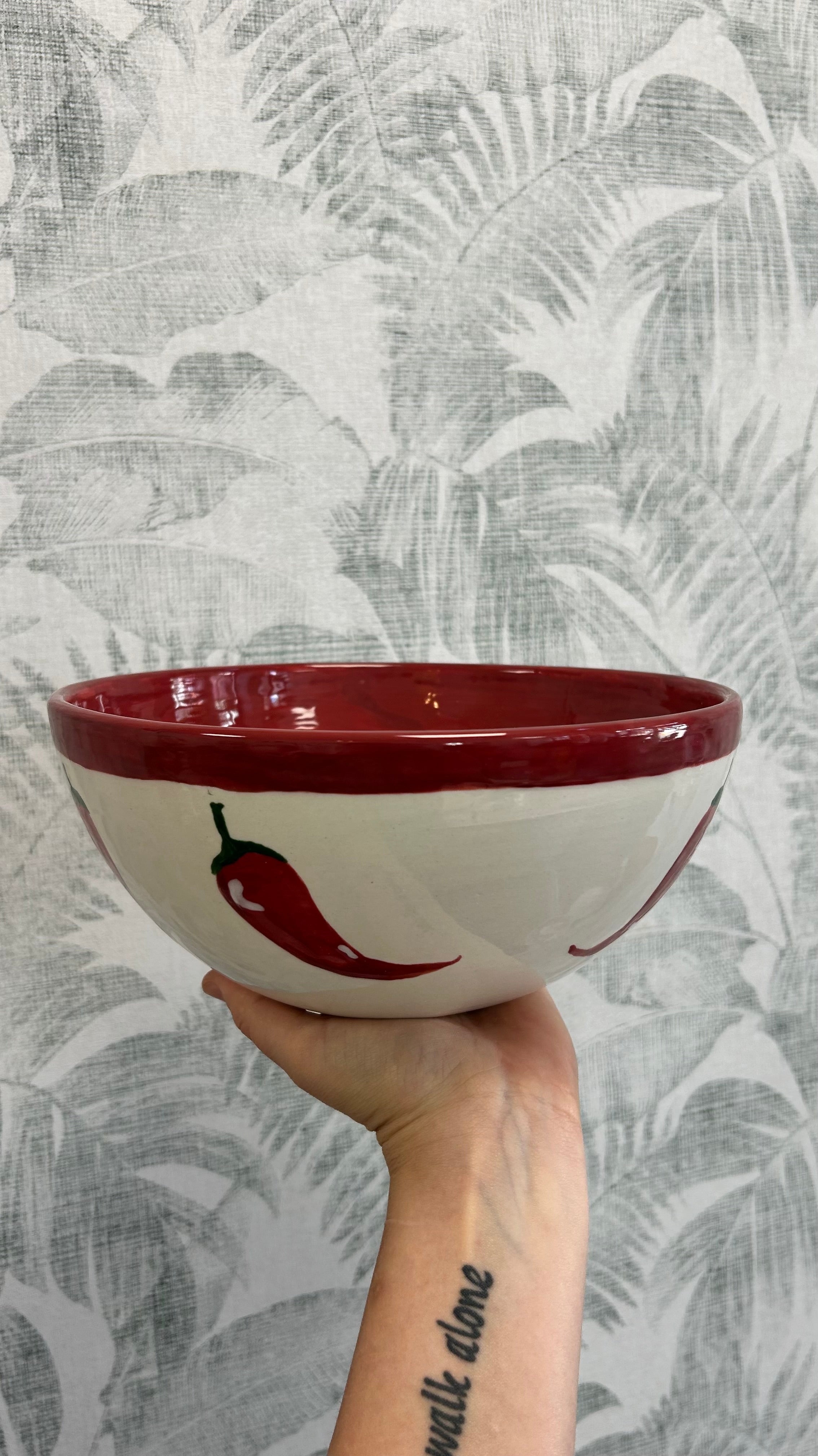 Gianna Ceramics Salatschale Chilis