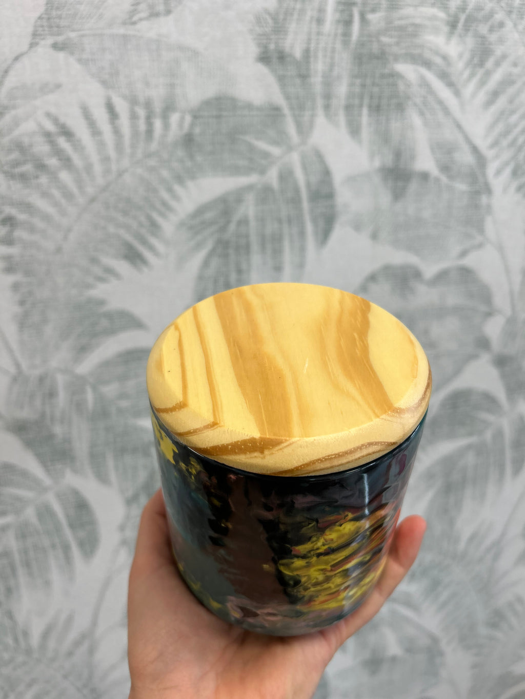 Gianna Ceramics Dose Marmor dunkel