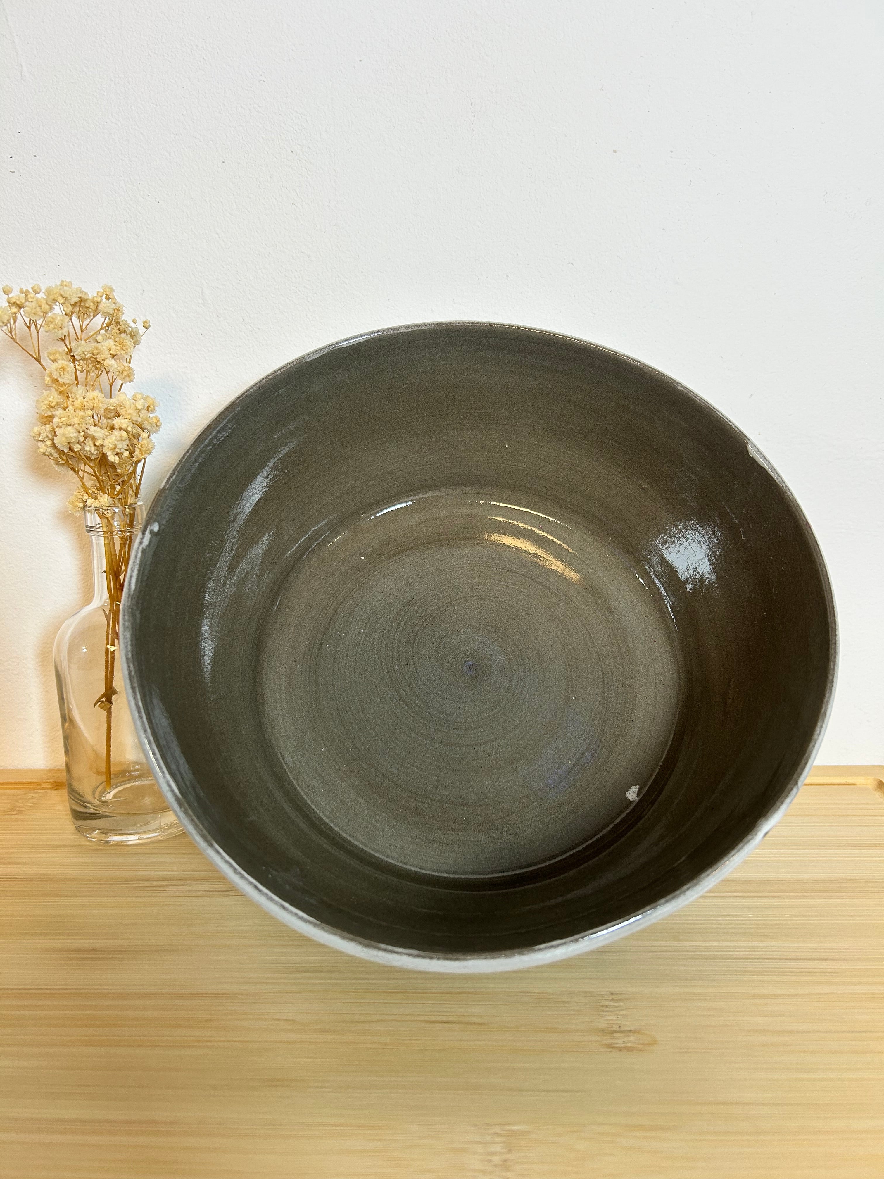 Salatschale Steinzeug