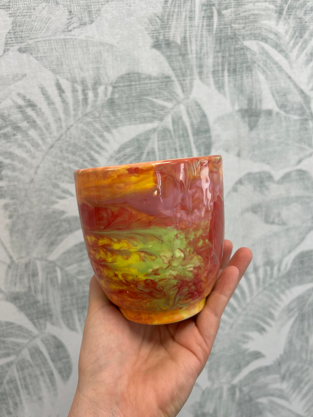 Gianna Ceramics Becher XL Marmor hell