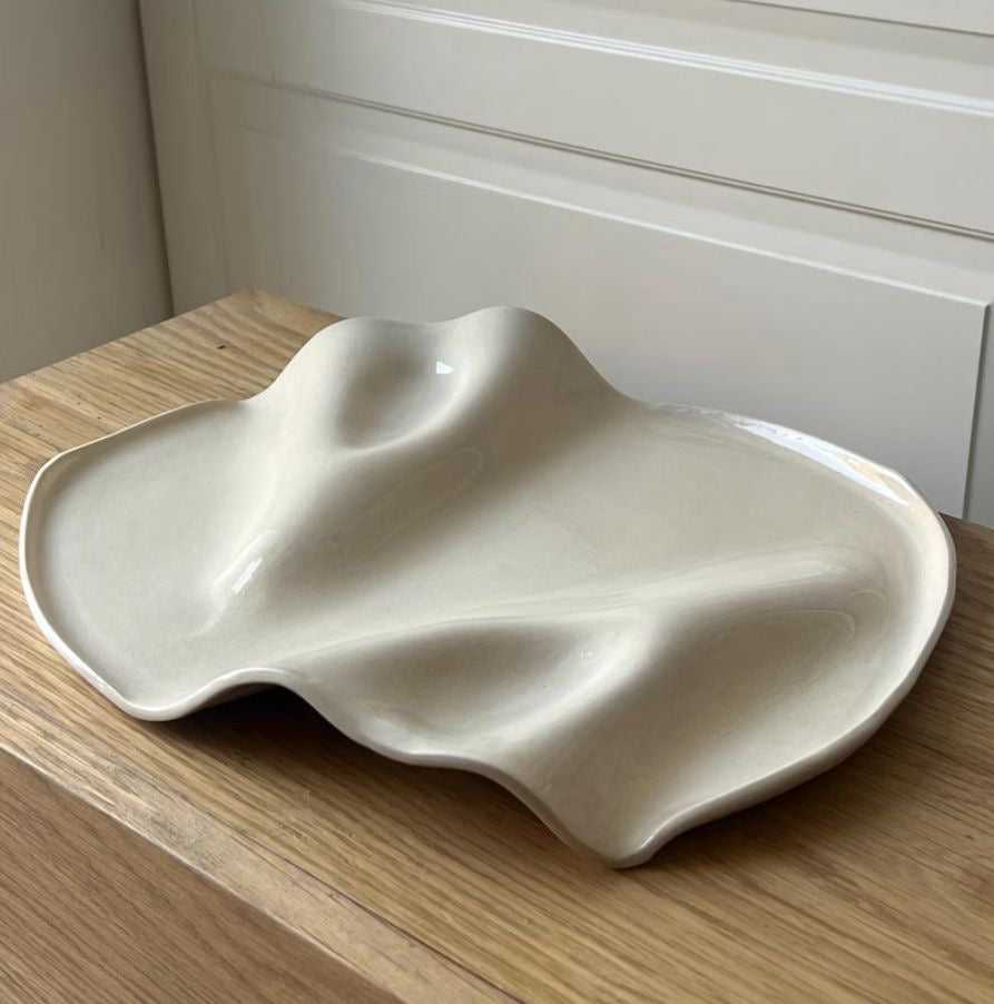 Servierplatte töpfern 22.10.