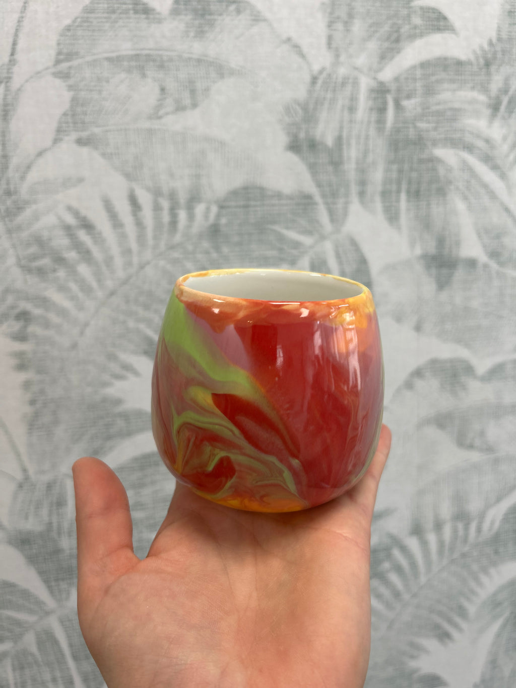 Gianna Ceramics Becher Marmor hell