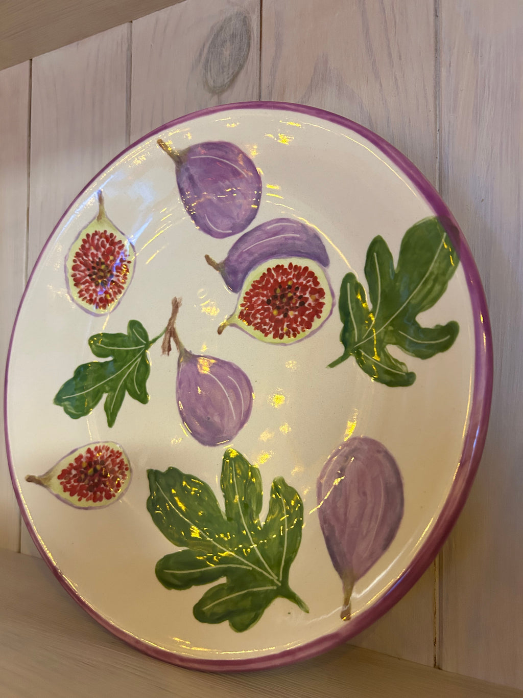 Teller Feigen - auf Bestellung gefertigt