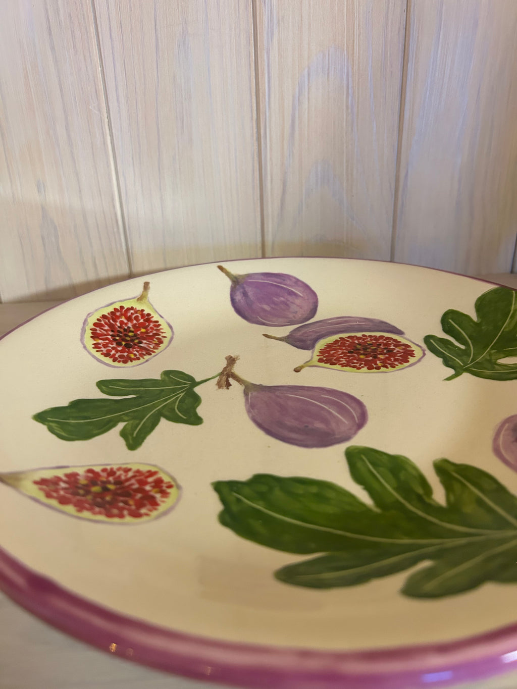 Teller Feigen - auf Bestellung gefertigt