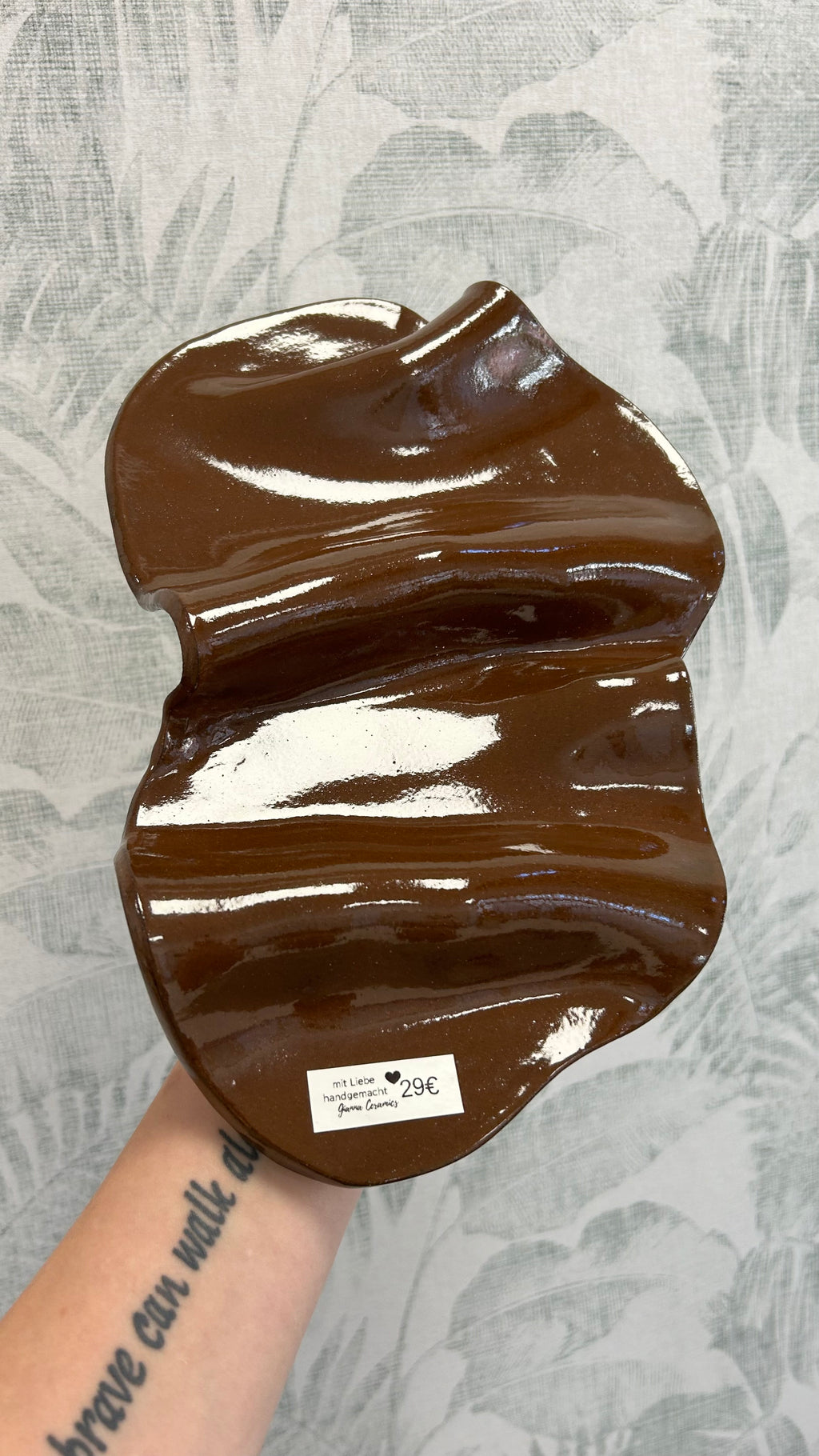 Gianna Ceramics handgemachte Vesperplatte 1