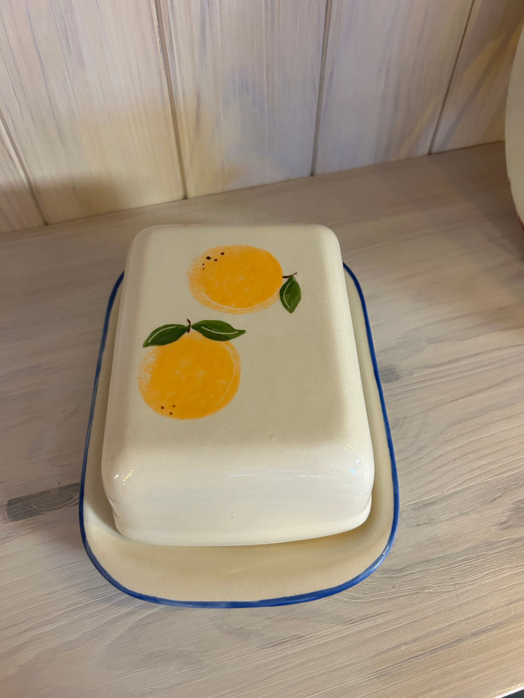 Butterschale Orangen - auf Bestellung gefertigt