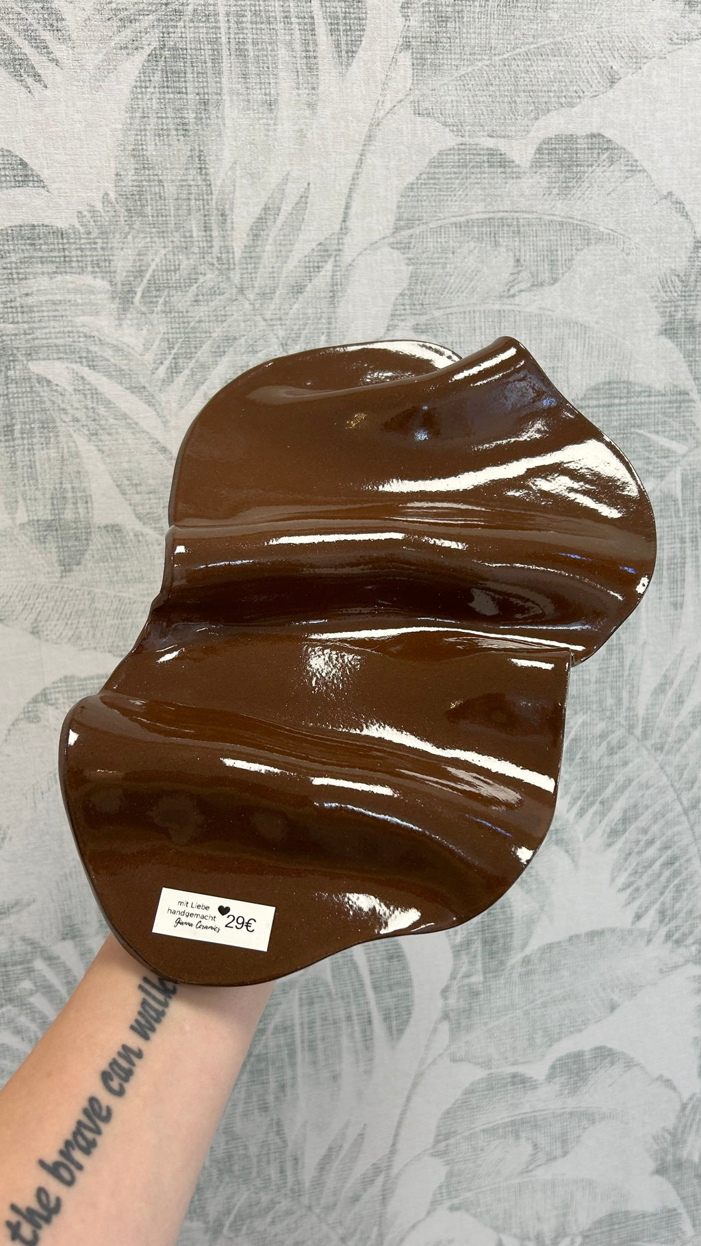 Gianna Ceramics handgemachte Vesperplatte 1