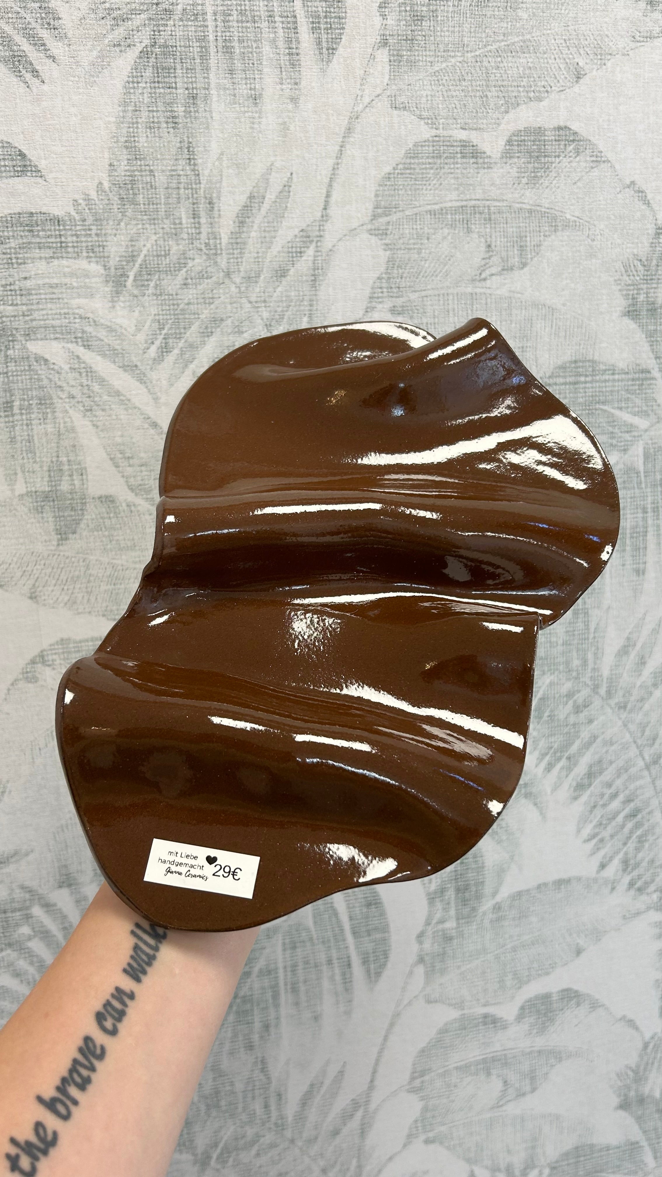 Gianna Ceramics handgemachte Vesperplatte 1