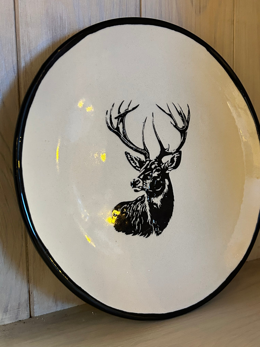 Frühstücksteller Hirsch - auf Bestellung gefertigt