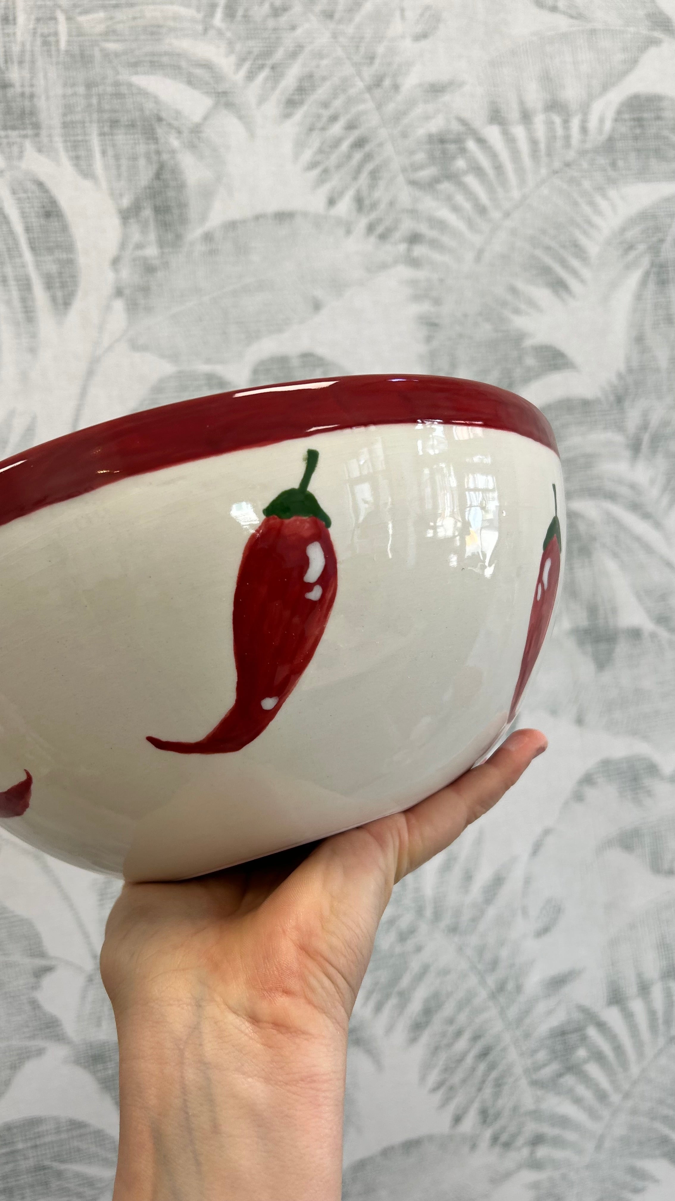 Gianna Ceramics Salatschale Chilis