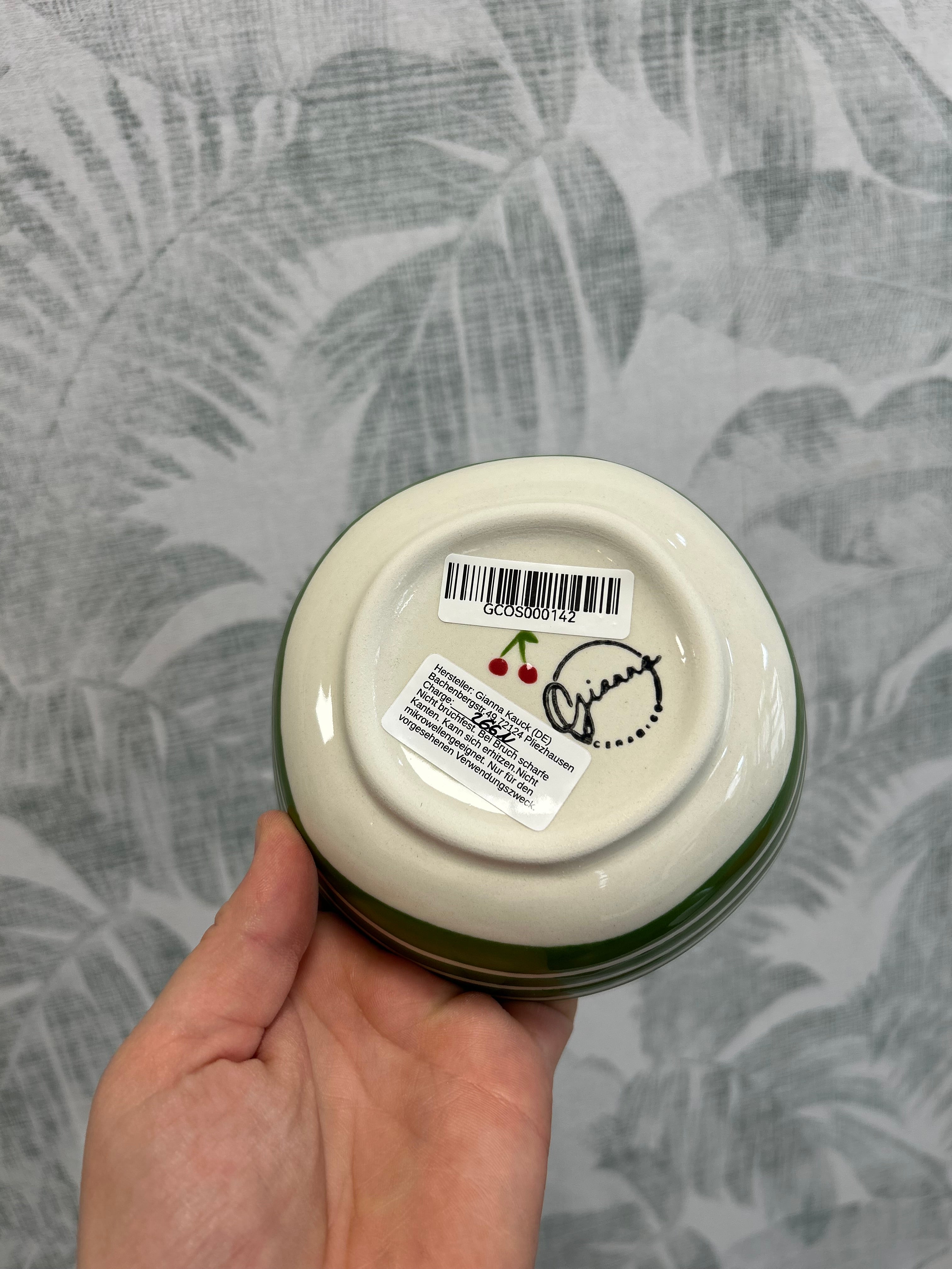Gianna Ceramics Mini Schälchen Kirschen Streifen