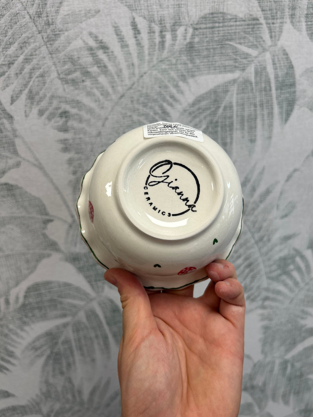 Gianna Ceramics Schälchen Erdbeeren wellig