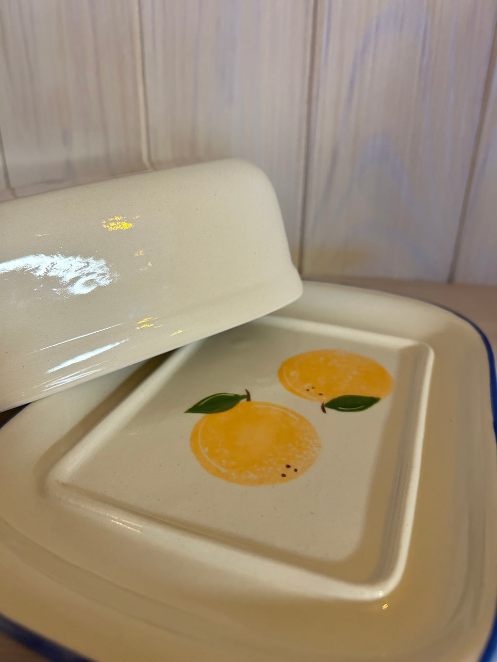 Butterschale Orangen - auf Bestellung gefertigt