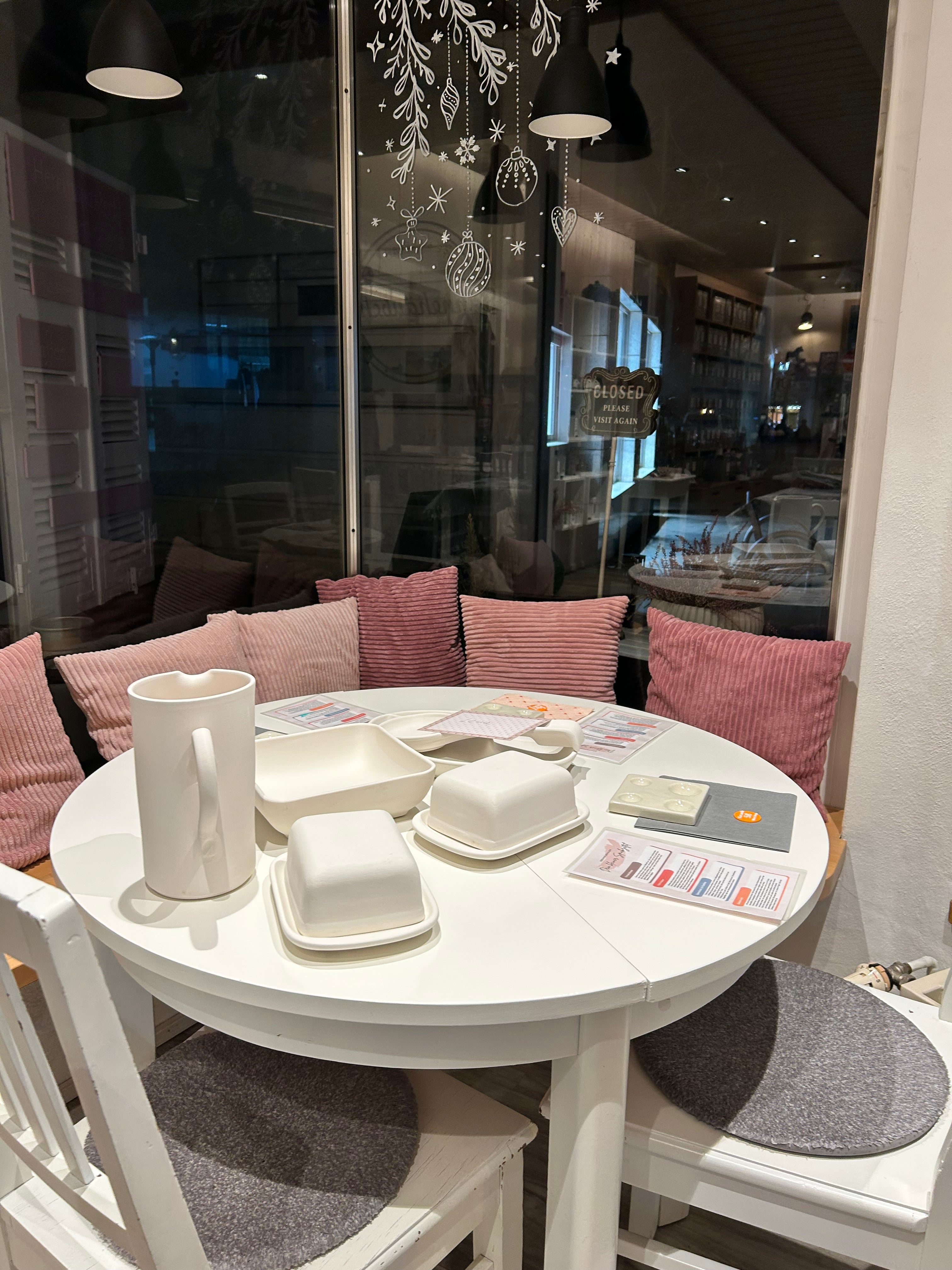 12.06. Keramik bemalen in Metzingen im Café Sahnehäubchen