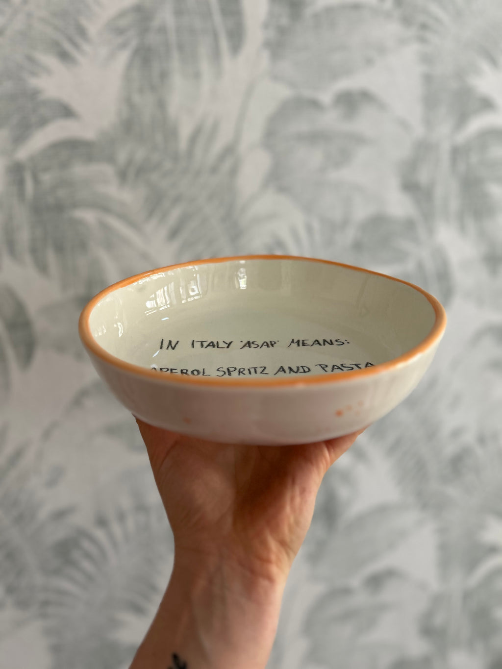 Gianna Ceramics Organische Schale Aperol