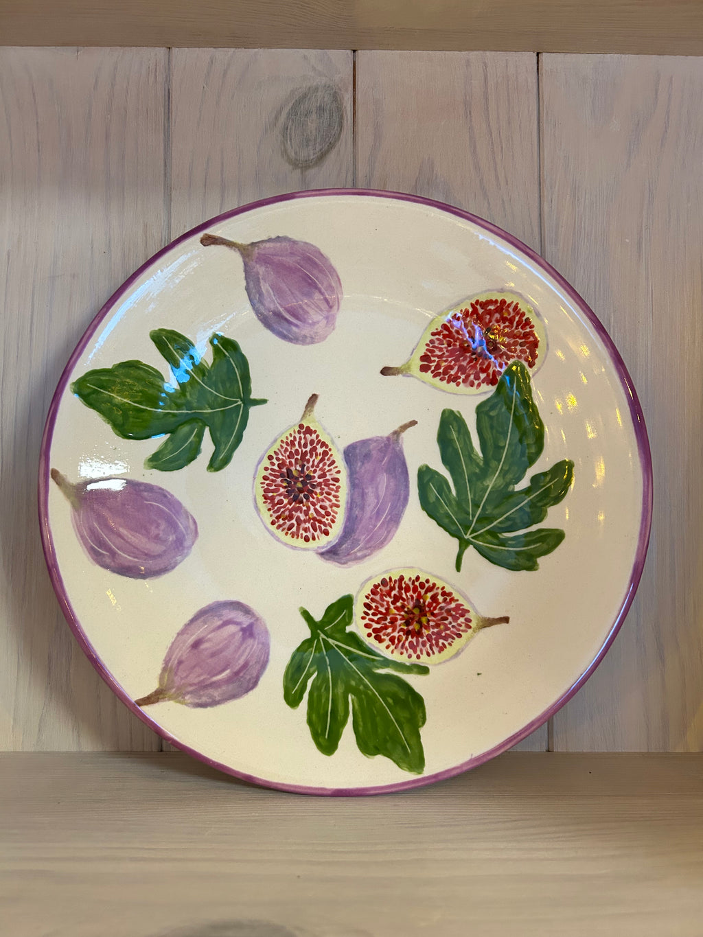 Teller Feigen - auf Bestellung gefertigt