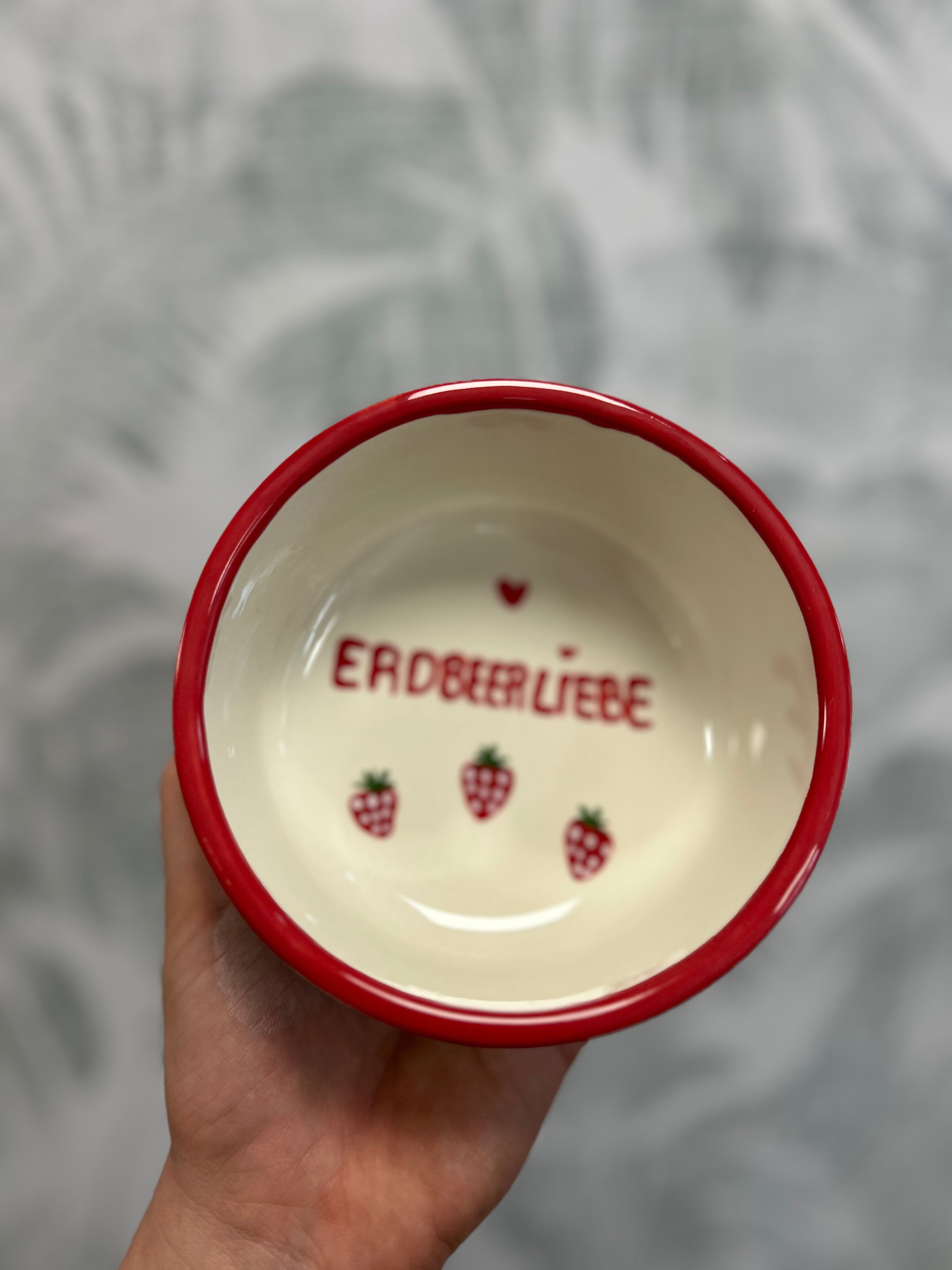 Gianna Ceramics Schälchen Erdbeerliebe