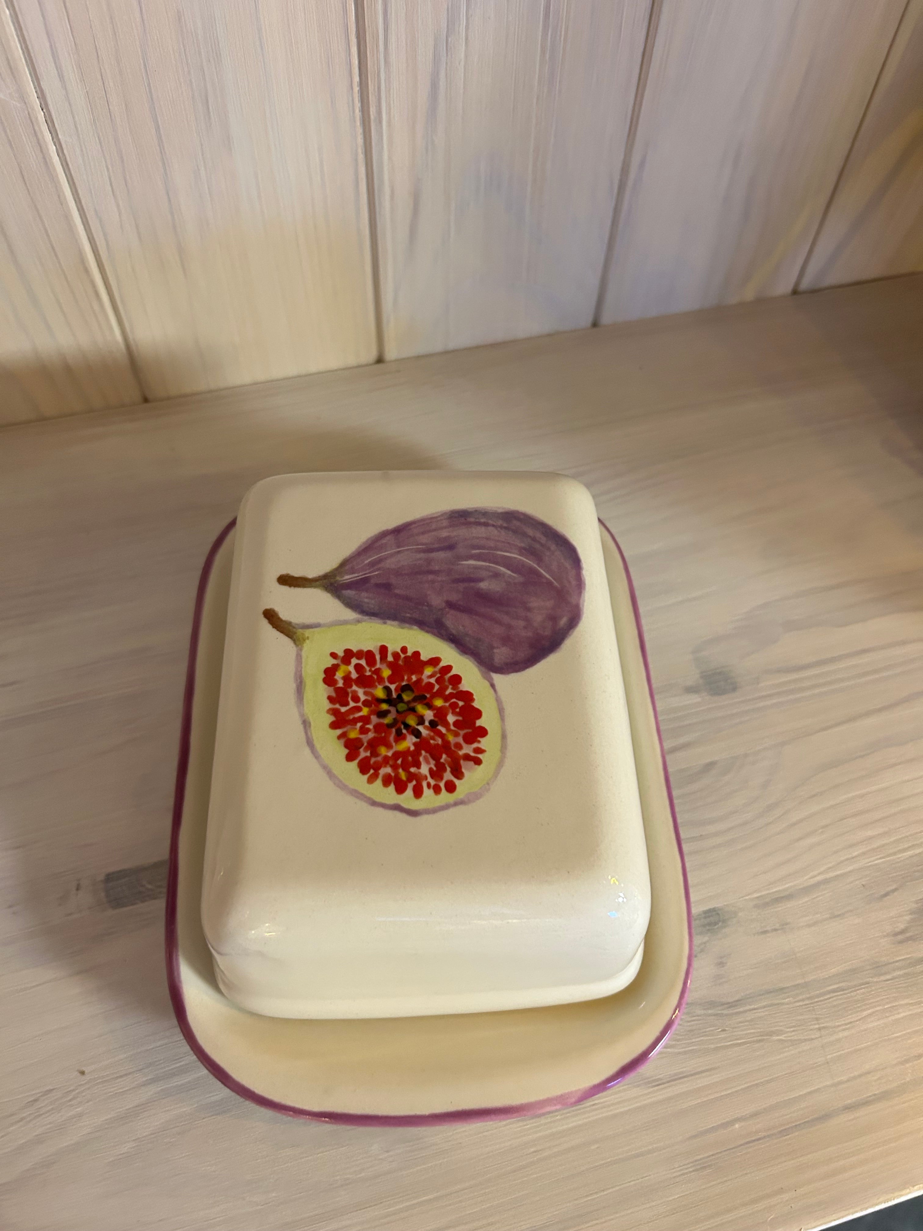 Butterschale Feigen - auf Bestellung gefertigt