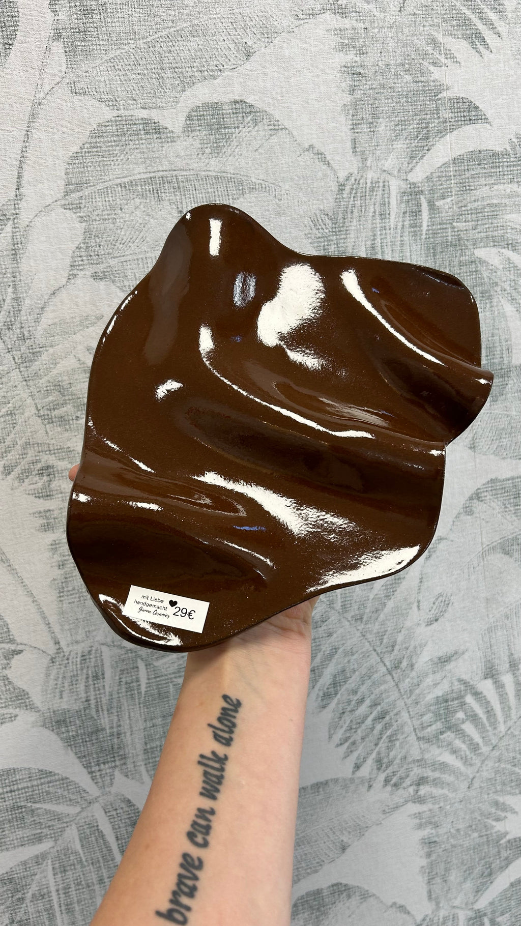 Gianna Ceramics handgemachte Vesperplatte 3