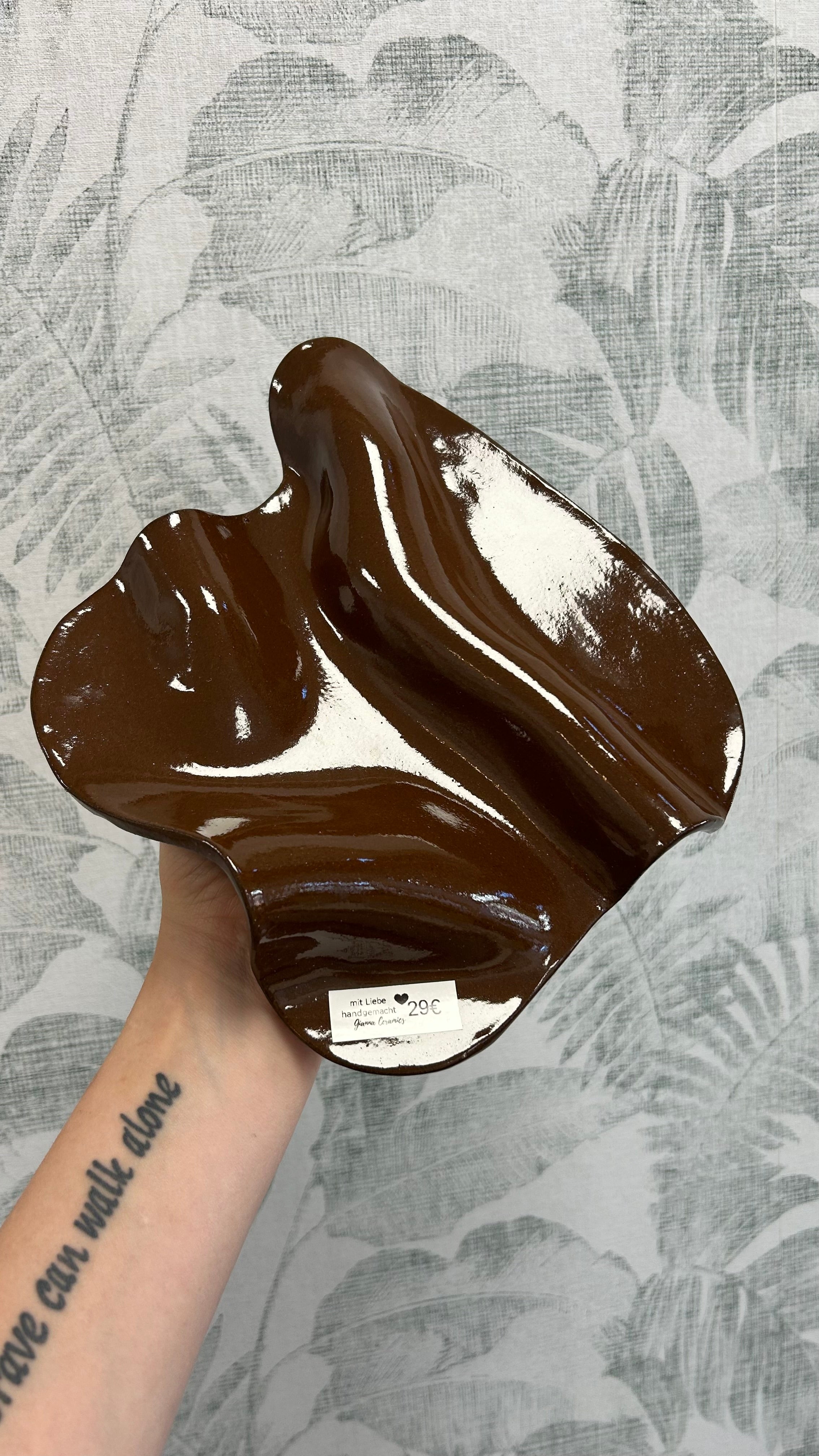 Gianna Ceramics handgemachte Vesperplatte 2