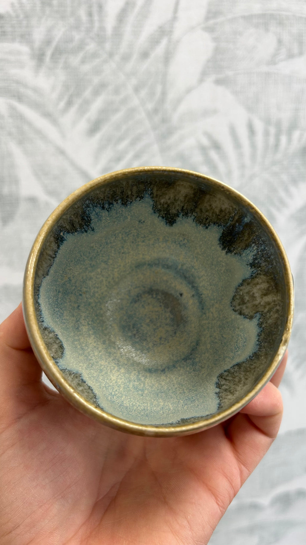 Gianna Ceramics handgemachter Kaffeebecher Gletscher 4