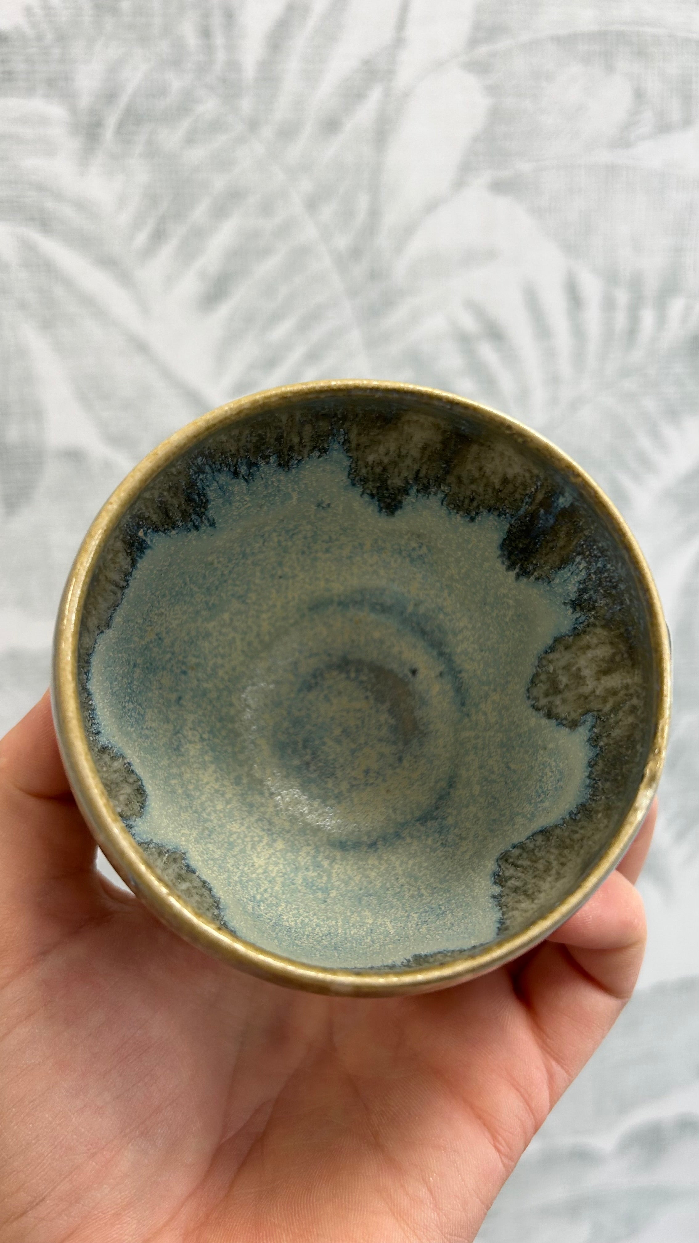 Gianna Ceramics handgemachter Kaffeebecher Gletscher 4