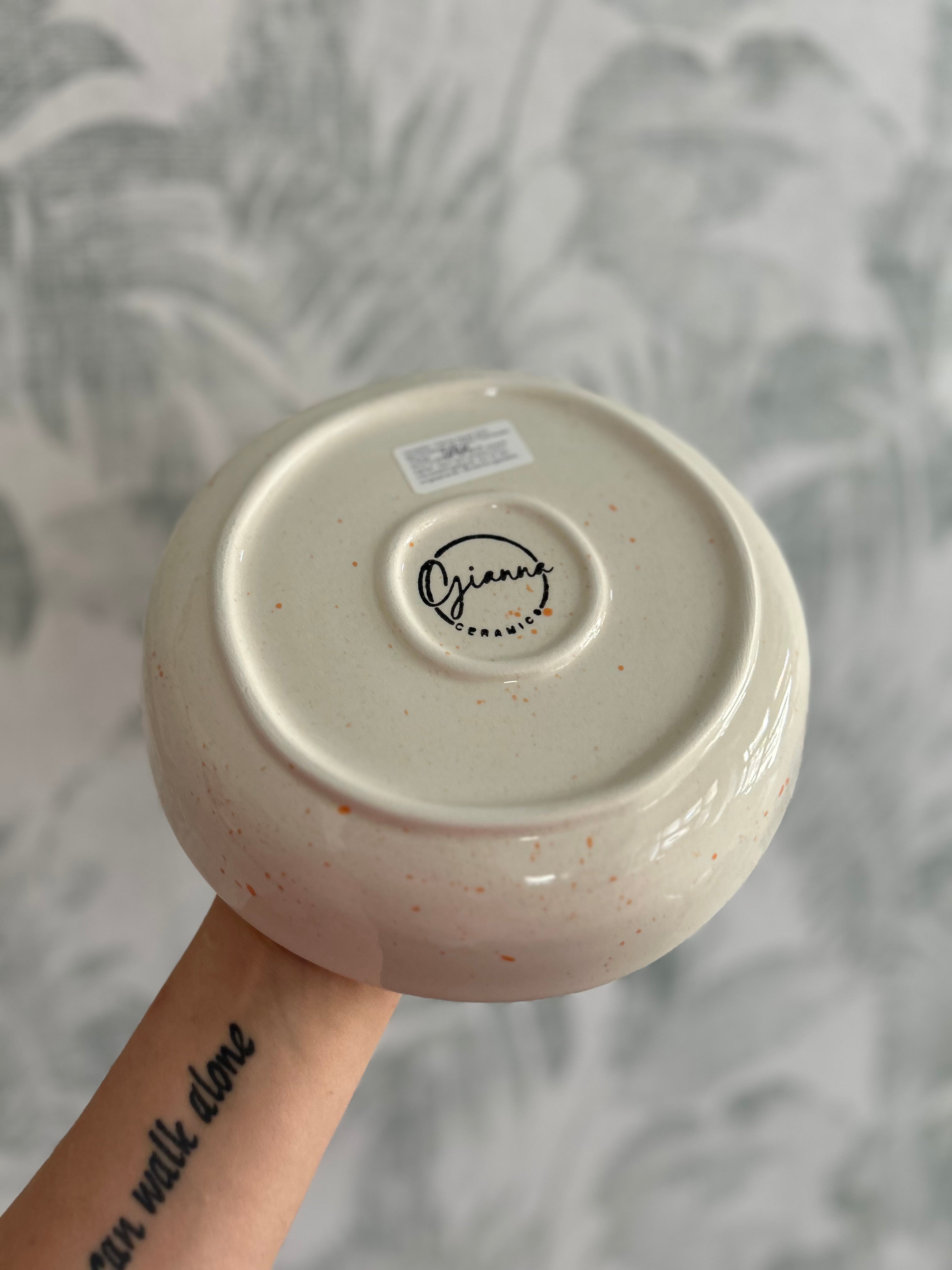 Gianna Ceramics Organische Schale Aperol