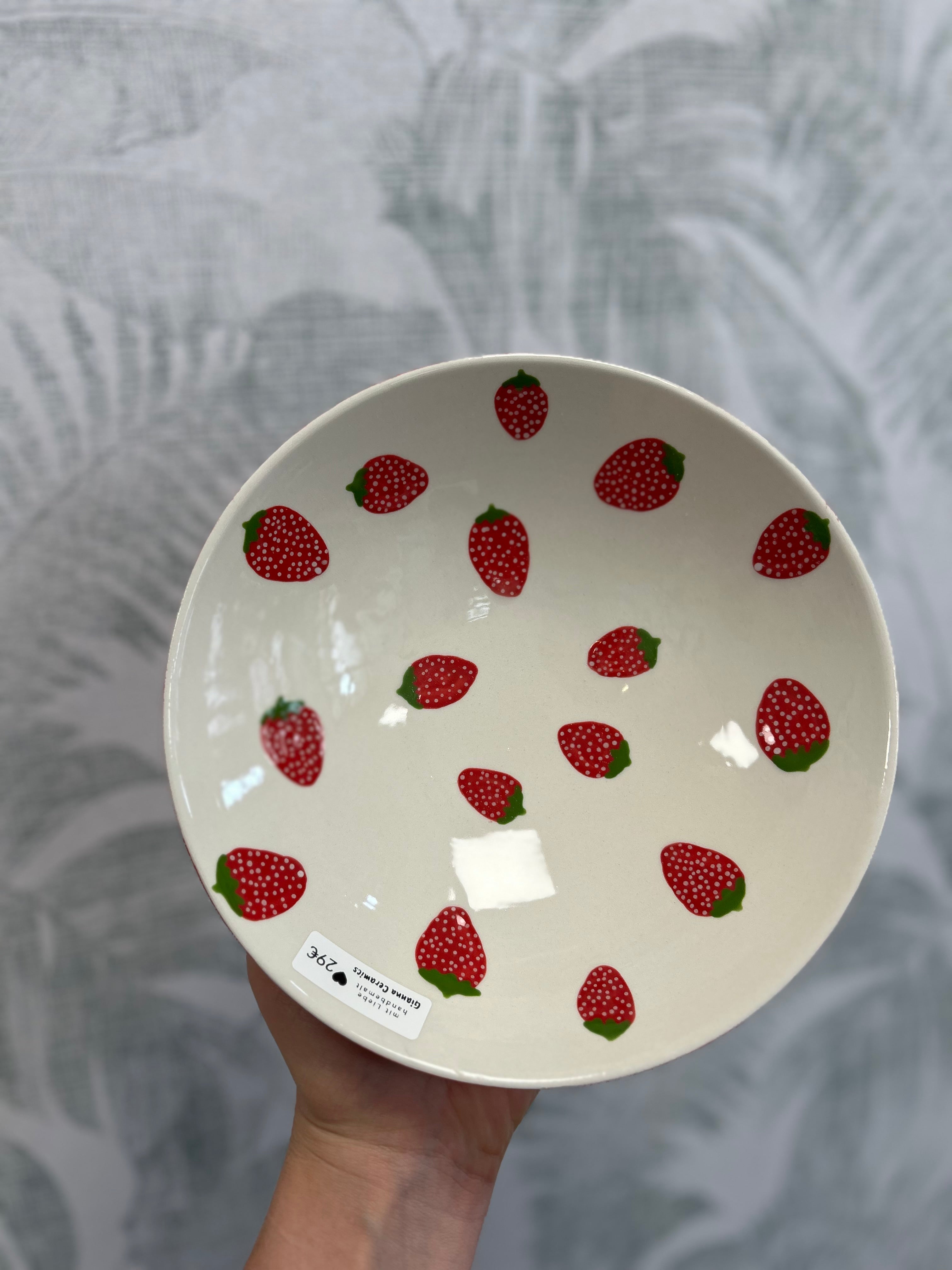 Gianna Ceramics Bowl Erdbeeren
