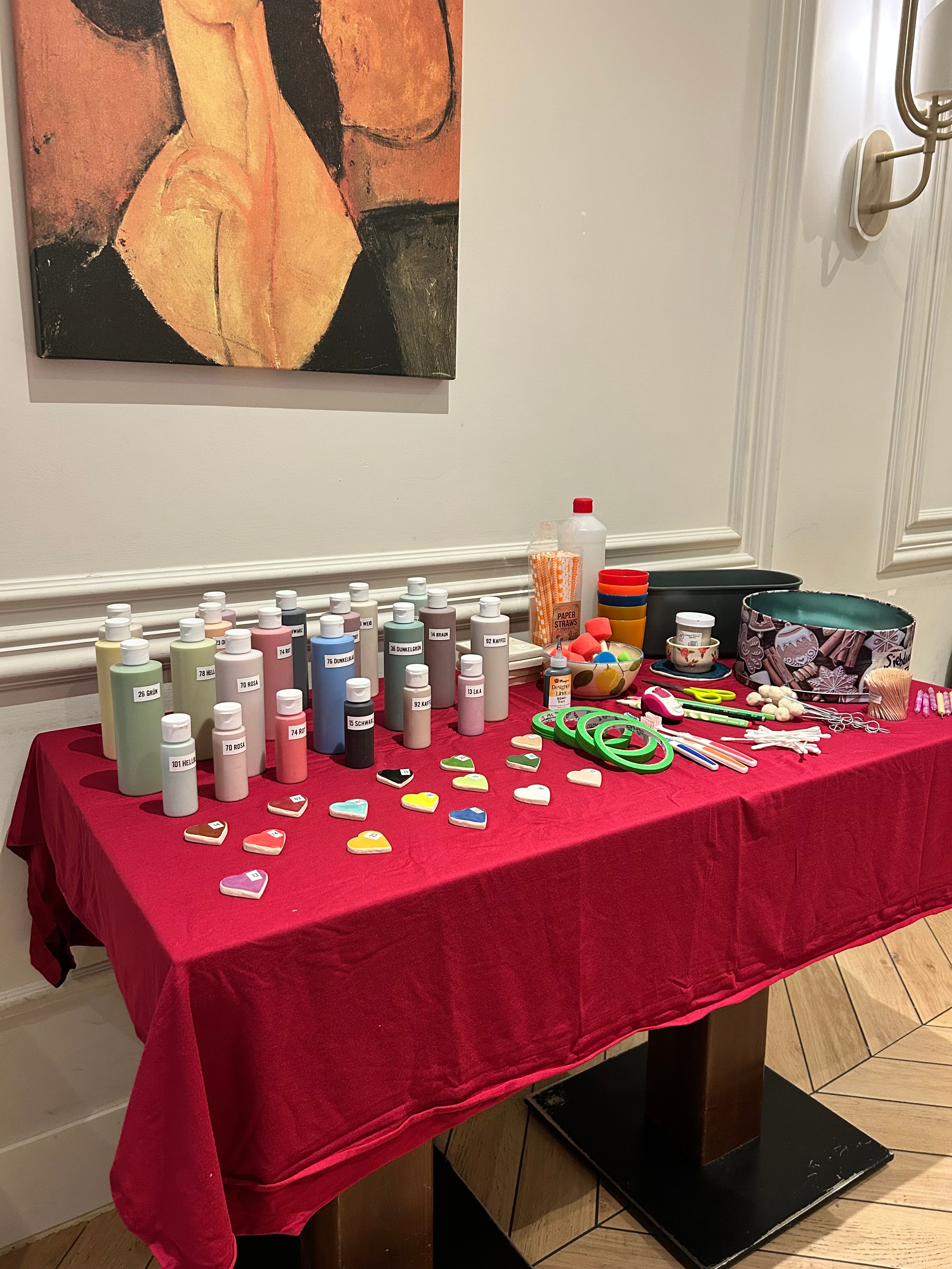 16.01. Keramik bemalen in Metzingen im Café Sahnehäubchen