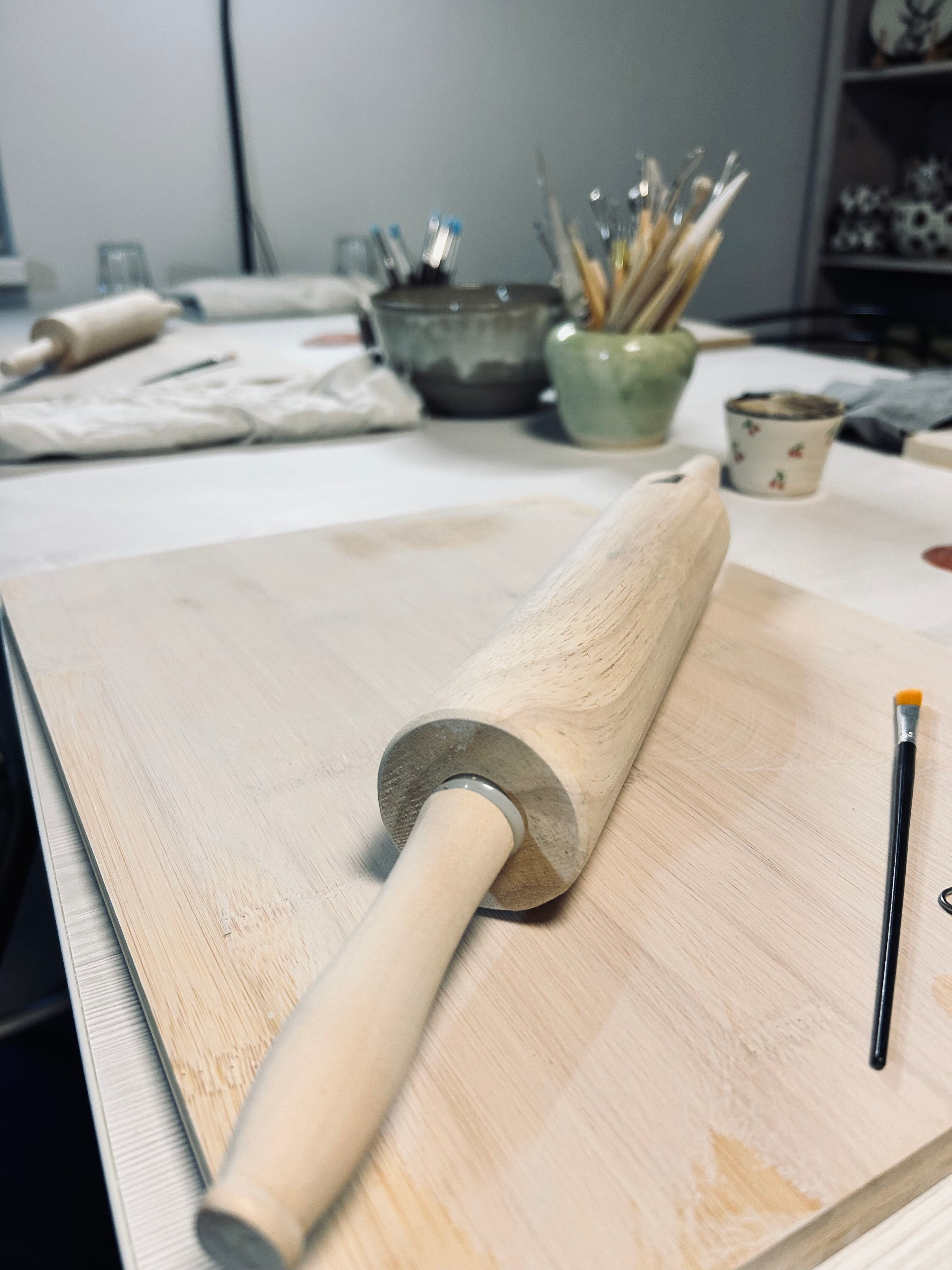 08.05. Sgraffito Schale töpfern