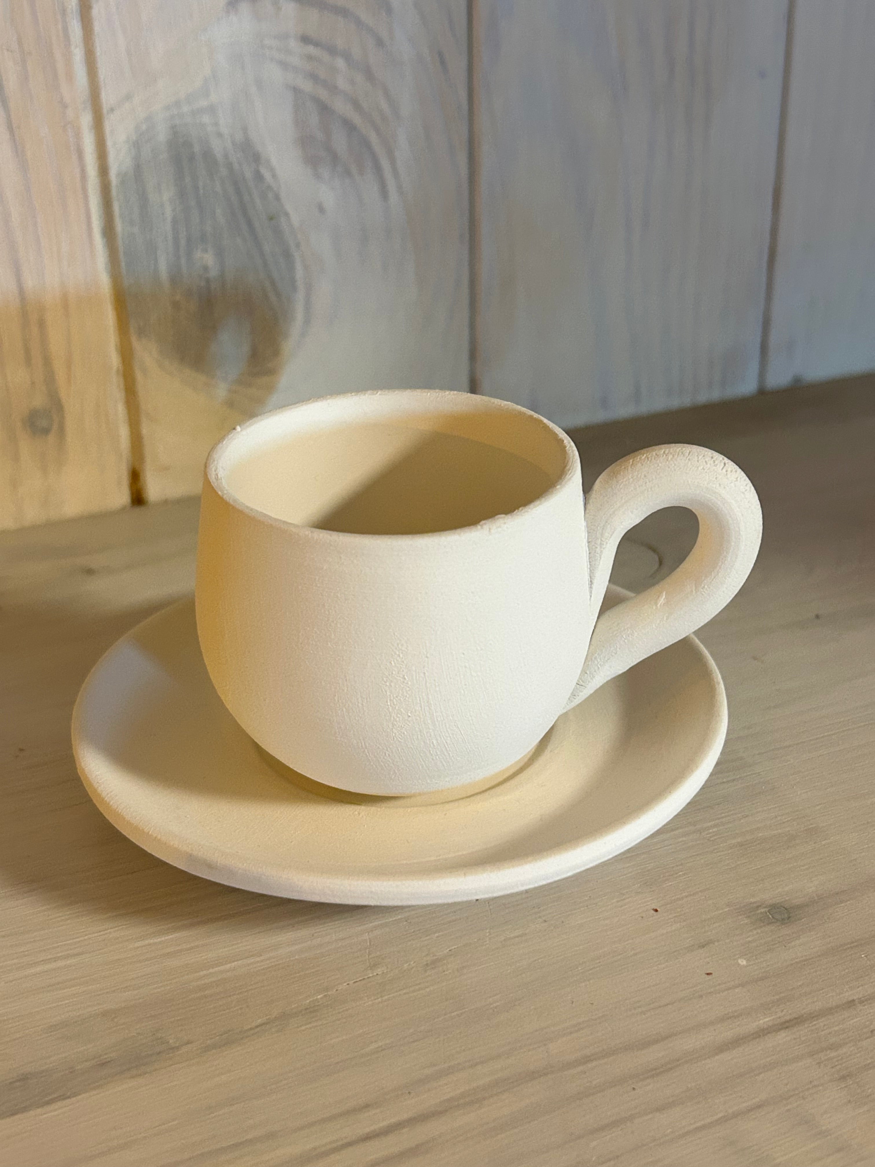 Runde Espressotasse & Untertasse