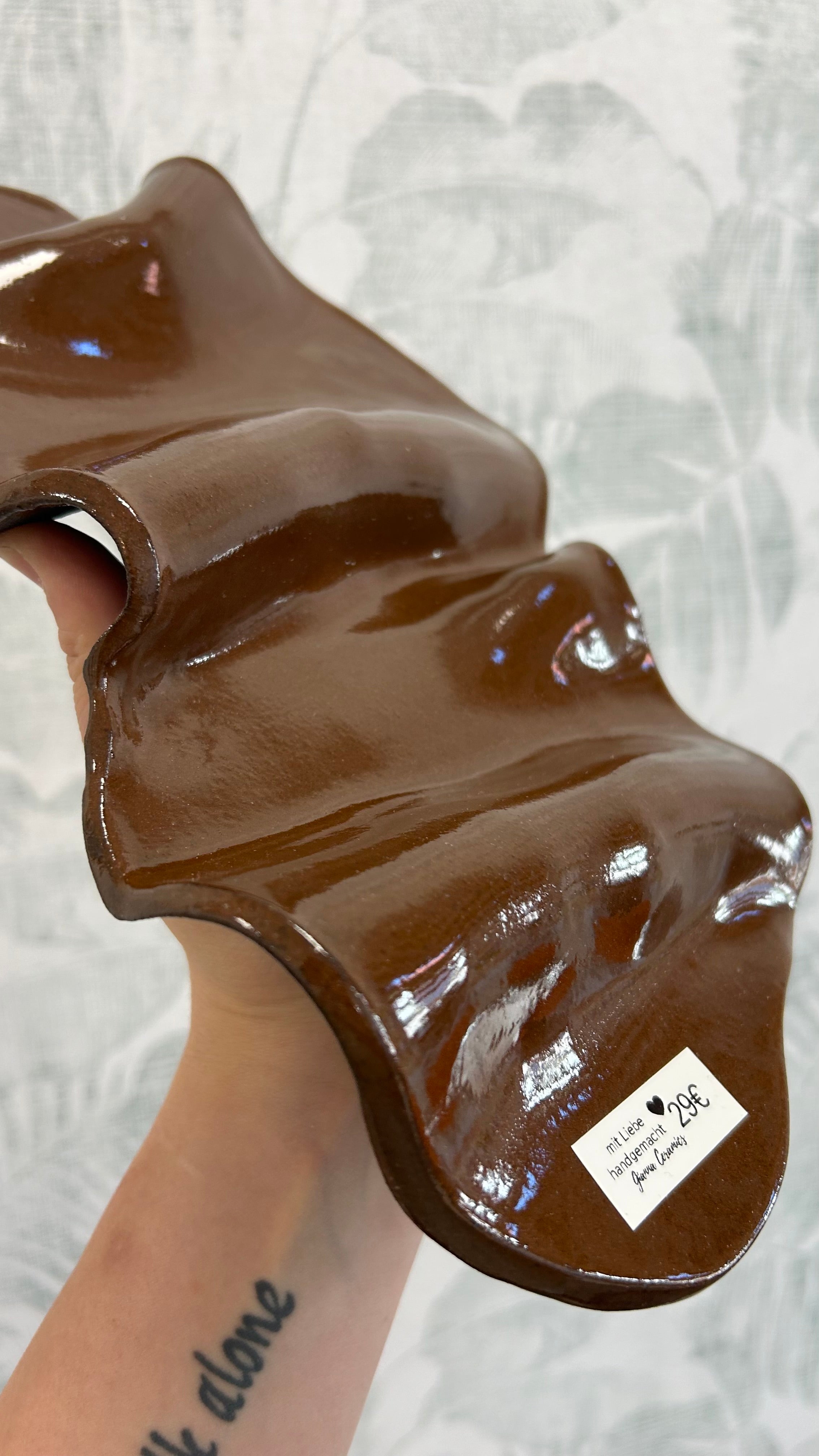 Gianna Ceramics handgemachte Vesperplatte 1