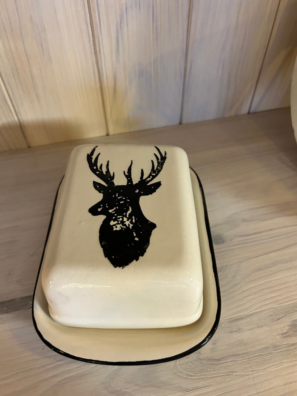 Butterschale Hirsch - auf Bestellung gefertigt