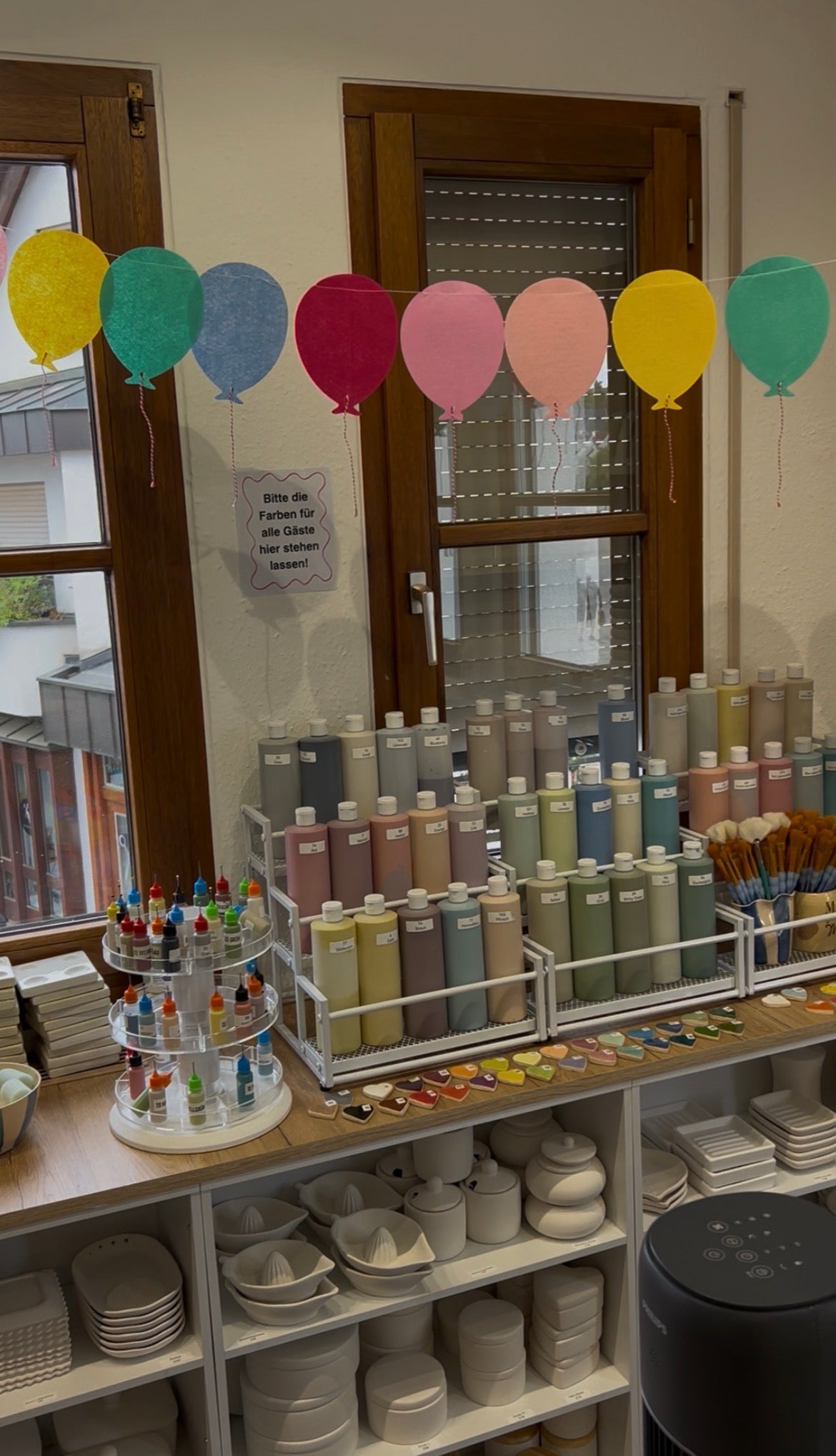 Kindergeburtstag Keramik bemalen
