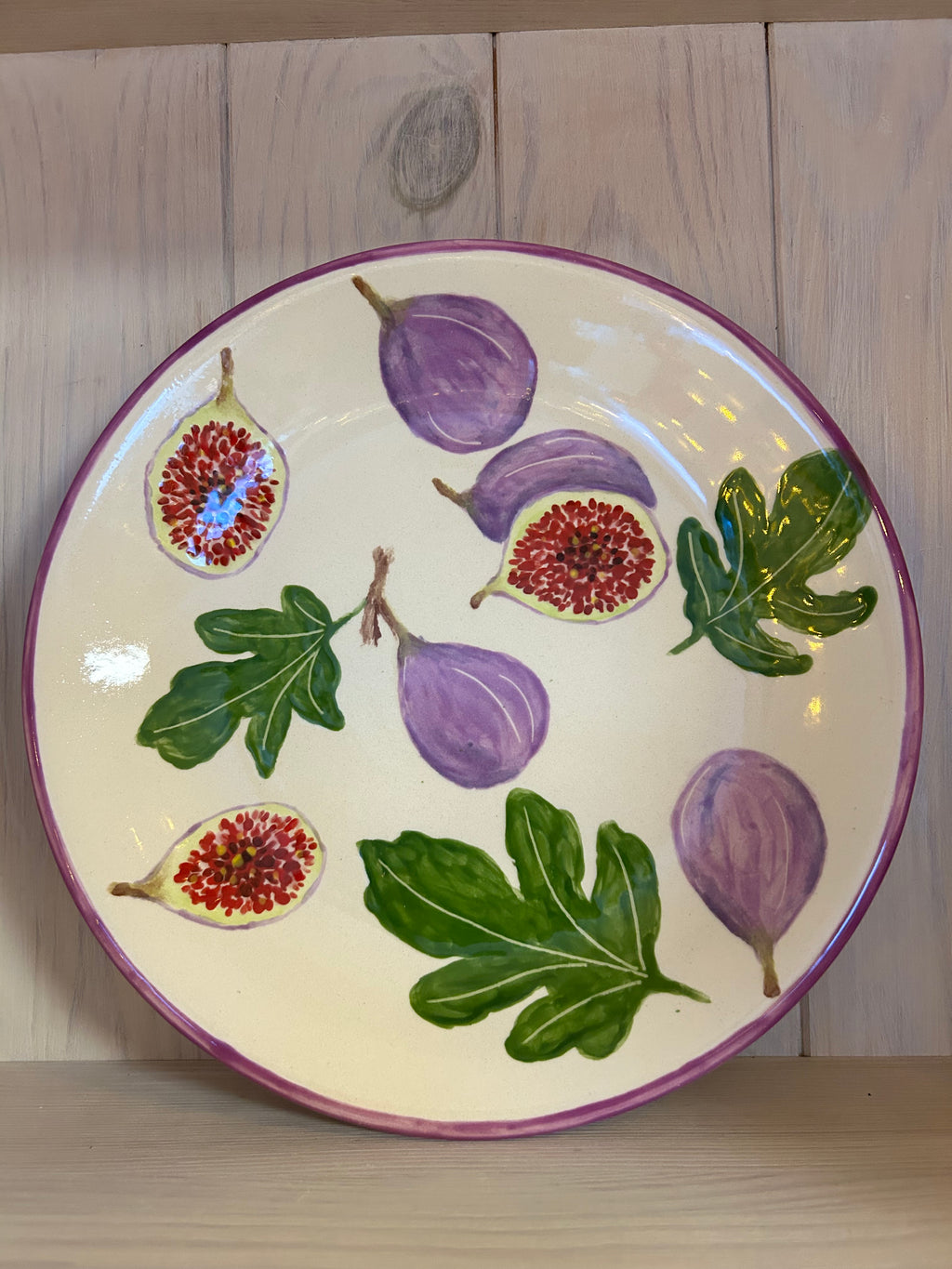 Teller Feigen - auf Bestellung gefertigt
