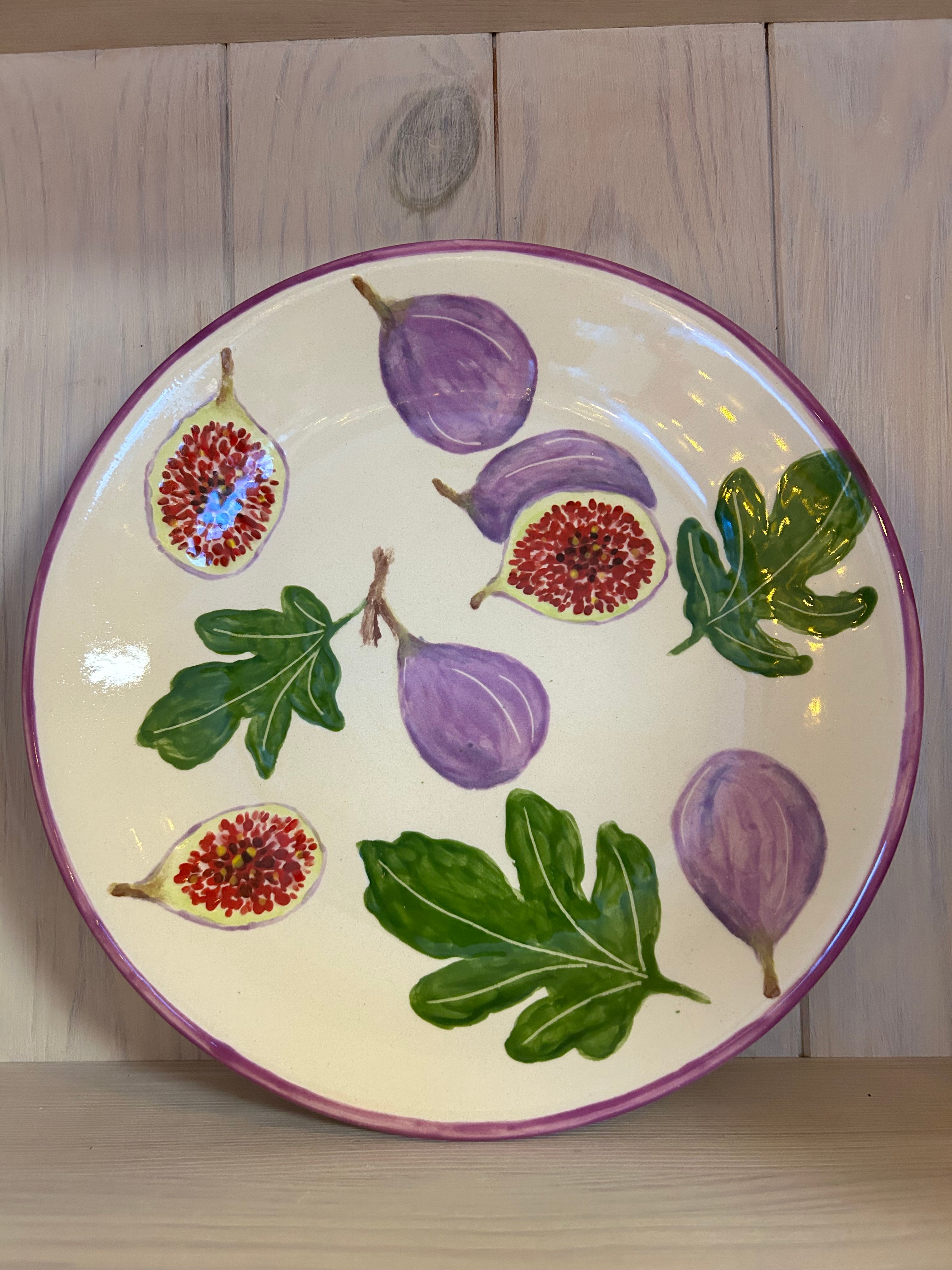 Teller Feigen - auf Bestellung gefertigt