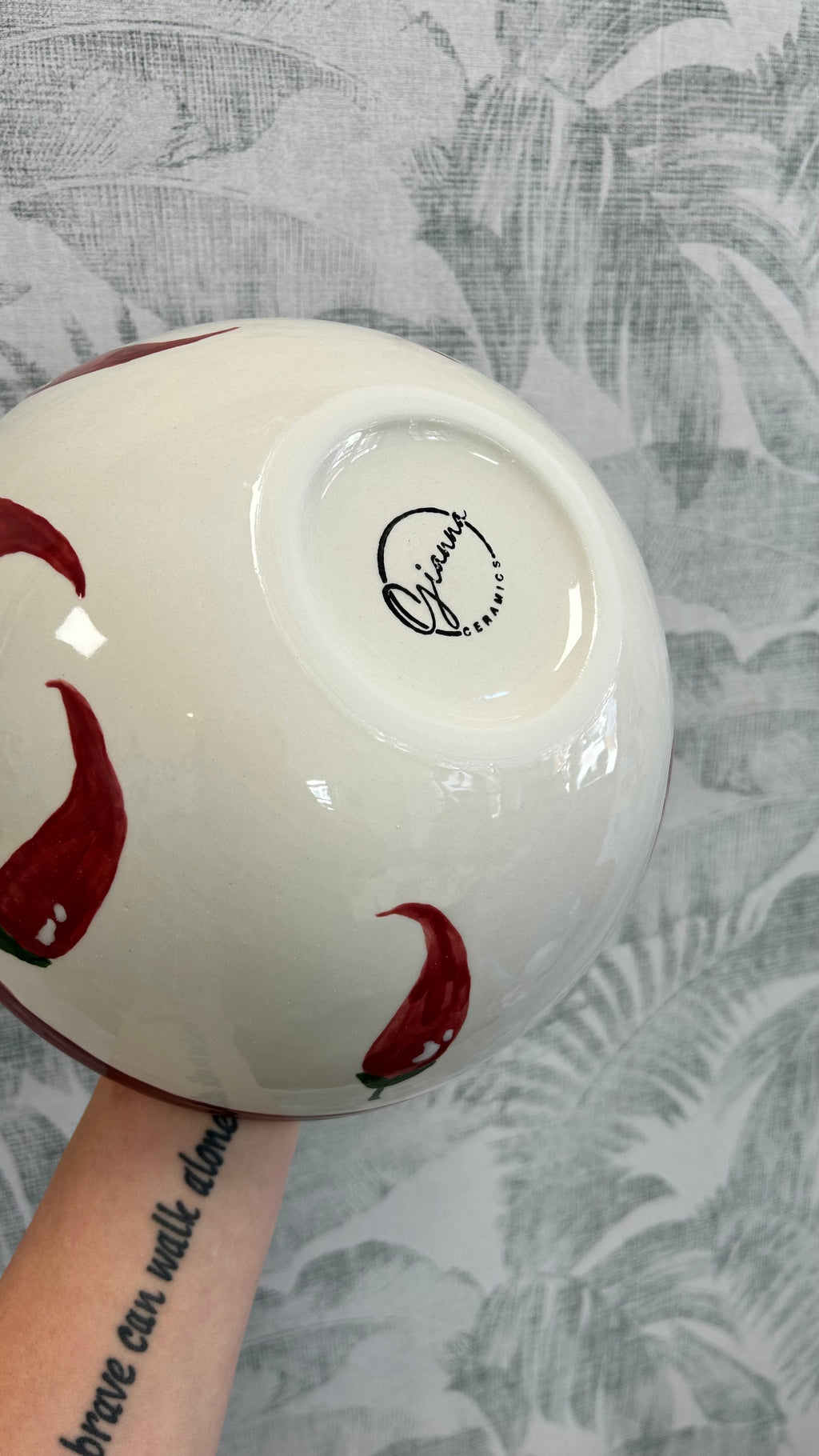 Gianna Ceramics Salatschale Chilis