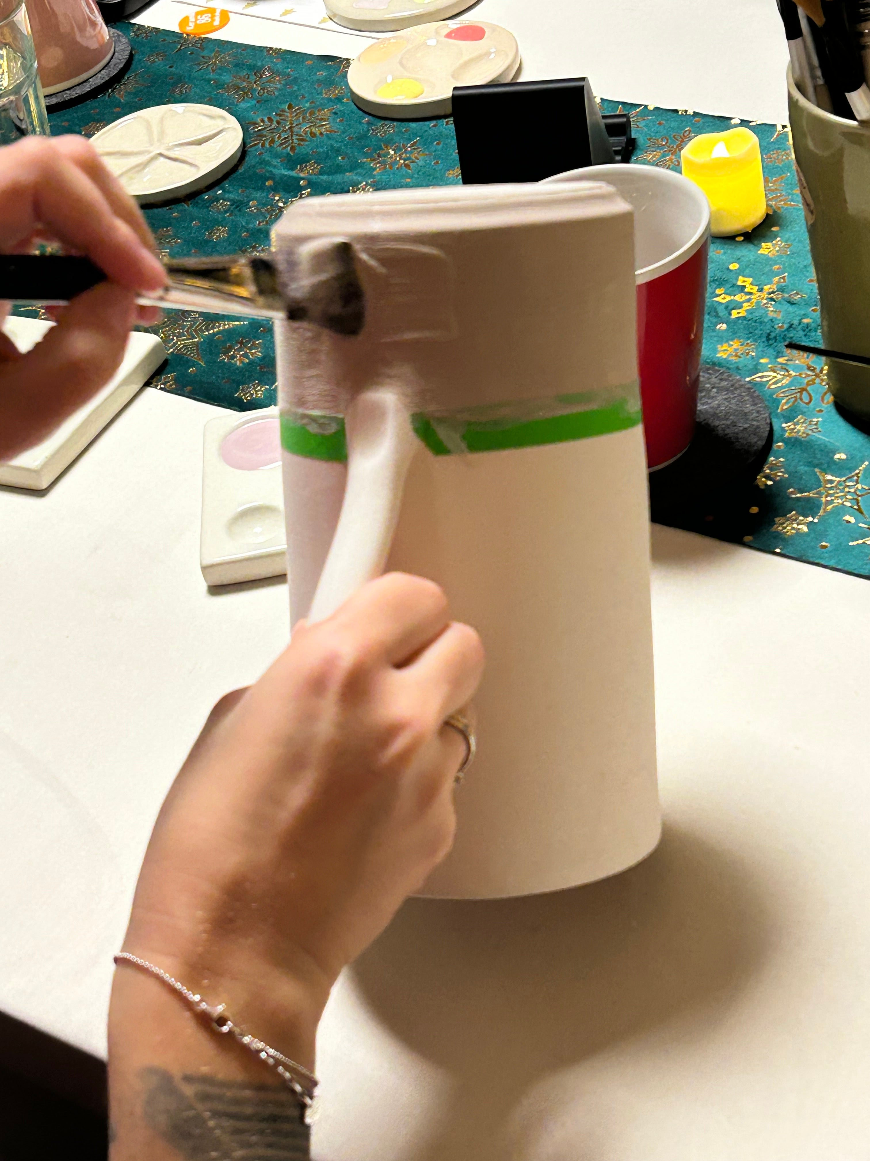 10.04. Keramik bemalen in Metzingen im Café Sahnehäubchen