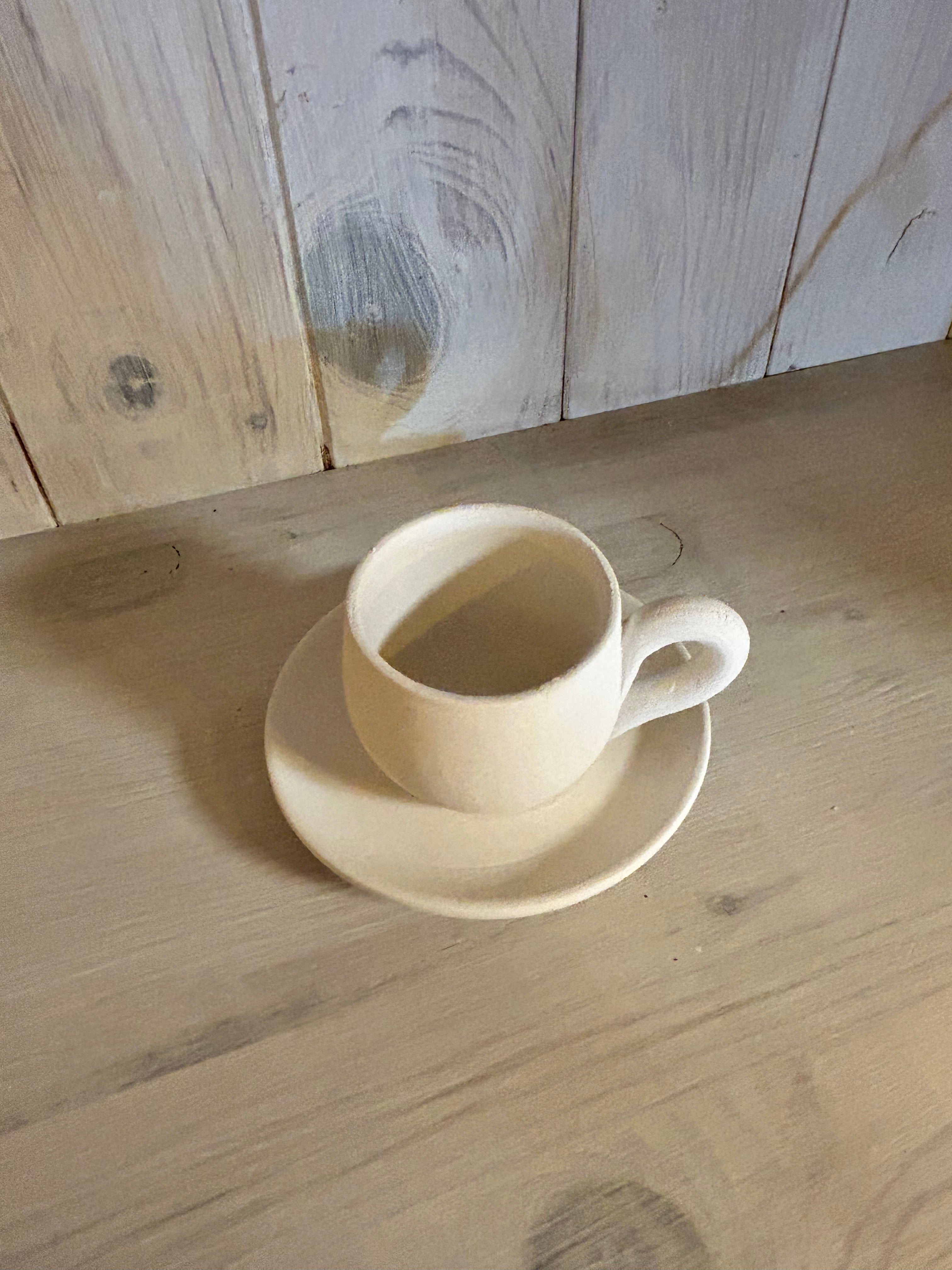 Runde Espressotasse & Untertasse