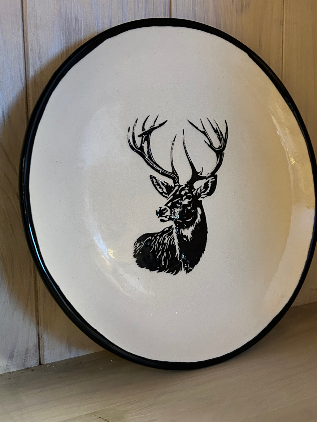 Frühstücksteller Hirsch - auf Bestellung gefertigt