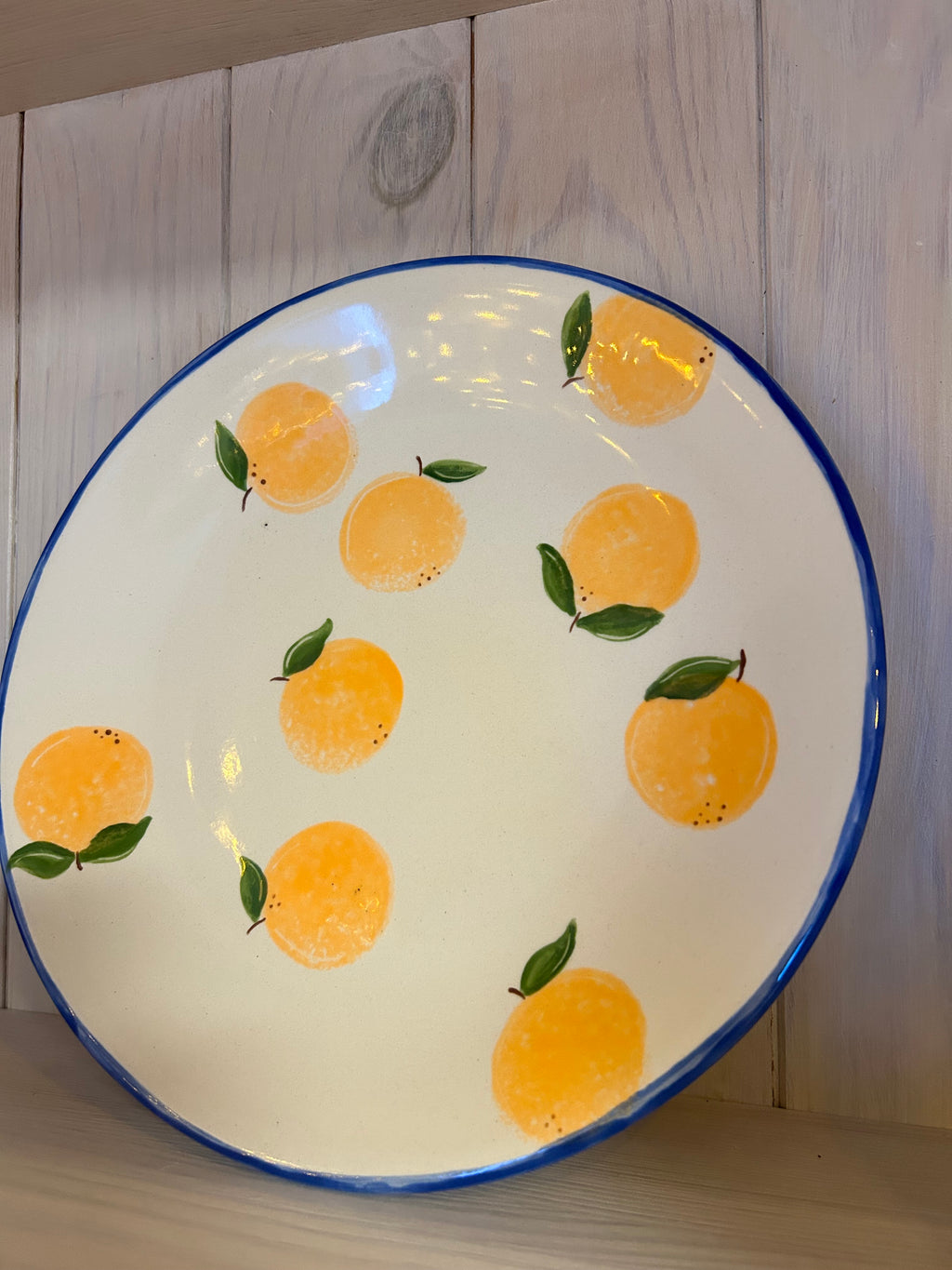 Teller Orangen - auf Bestellung gefertigt
