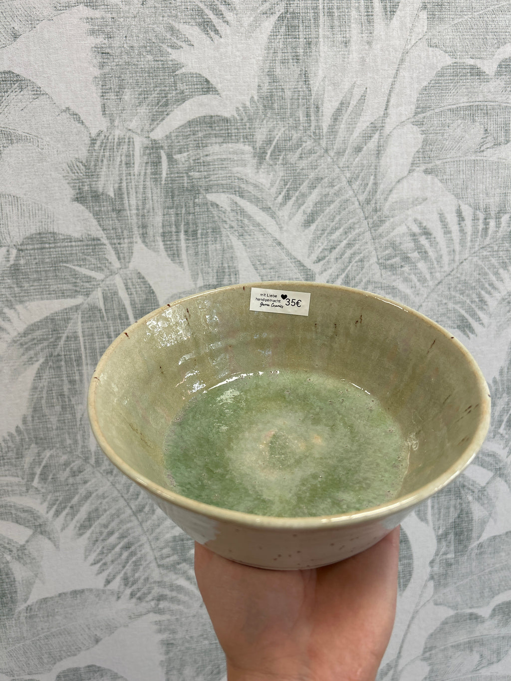 Gianna Ceramics handgemachte Bowl Türkis