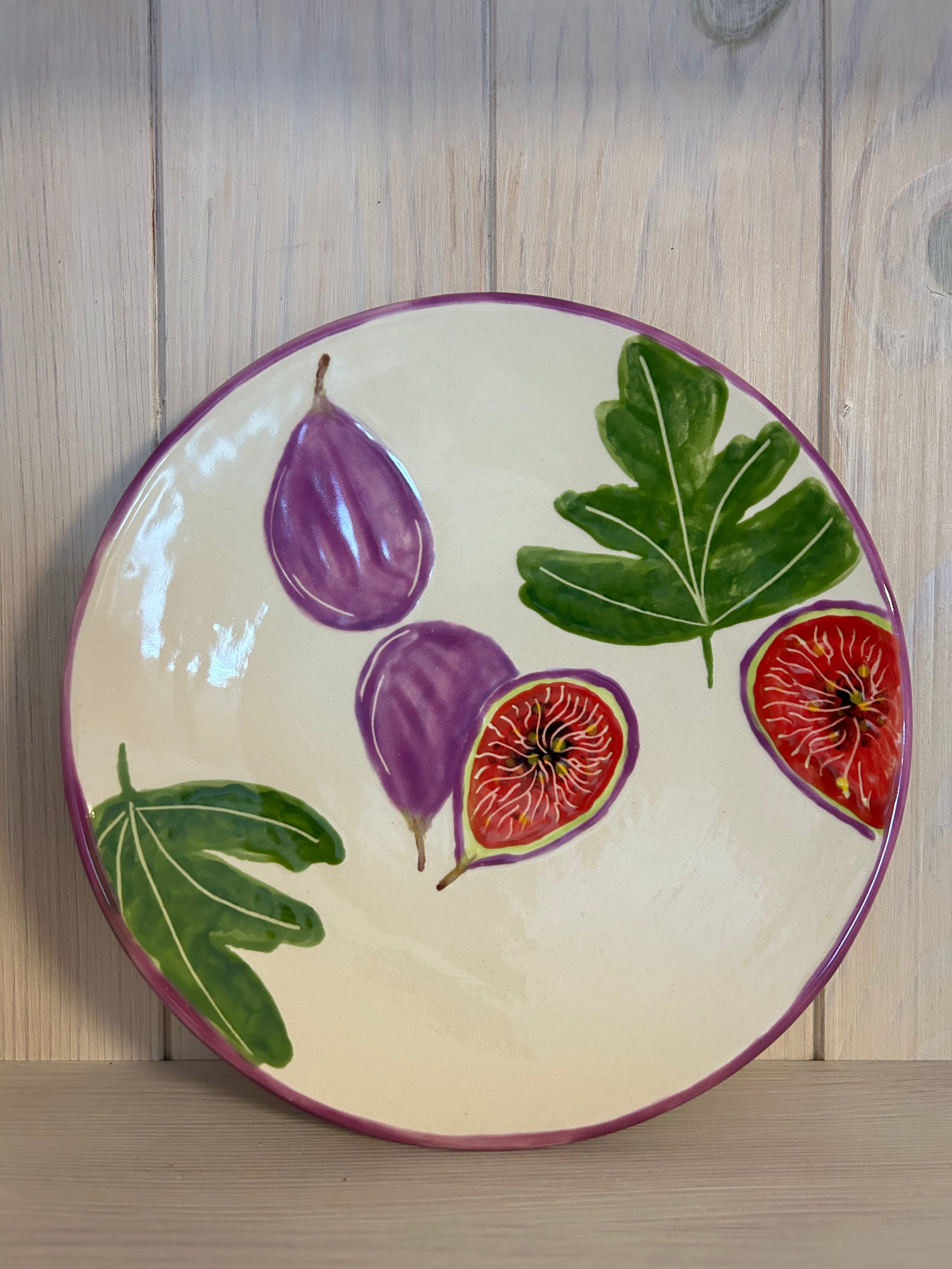 Teller Feigen - auf Bestellung gefertigt