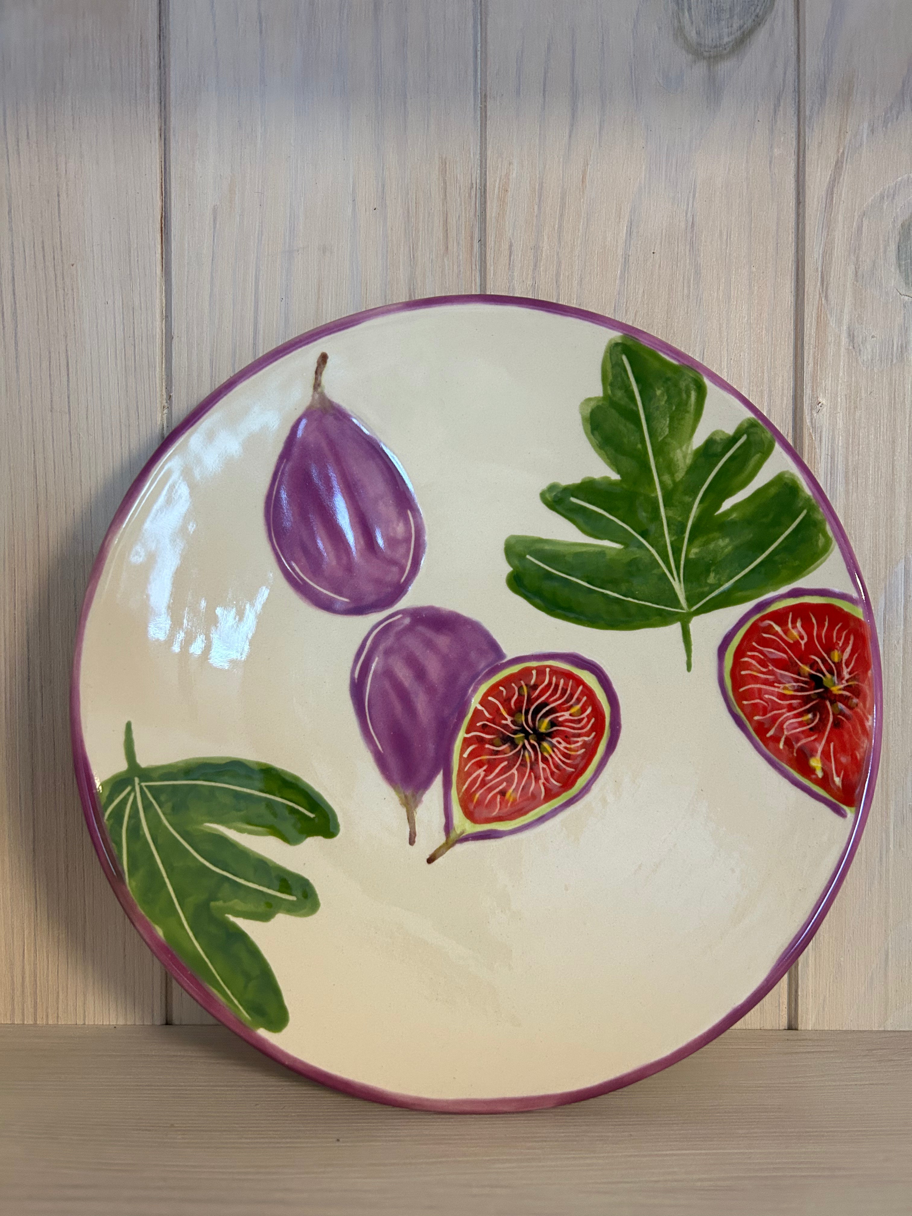 Teller Feigen - auf Bestellung gefertigt