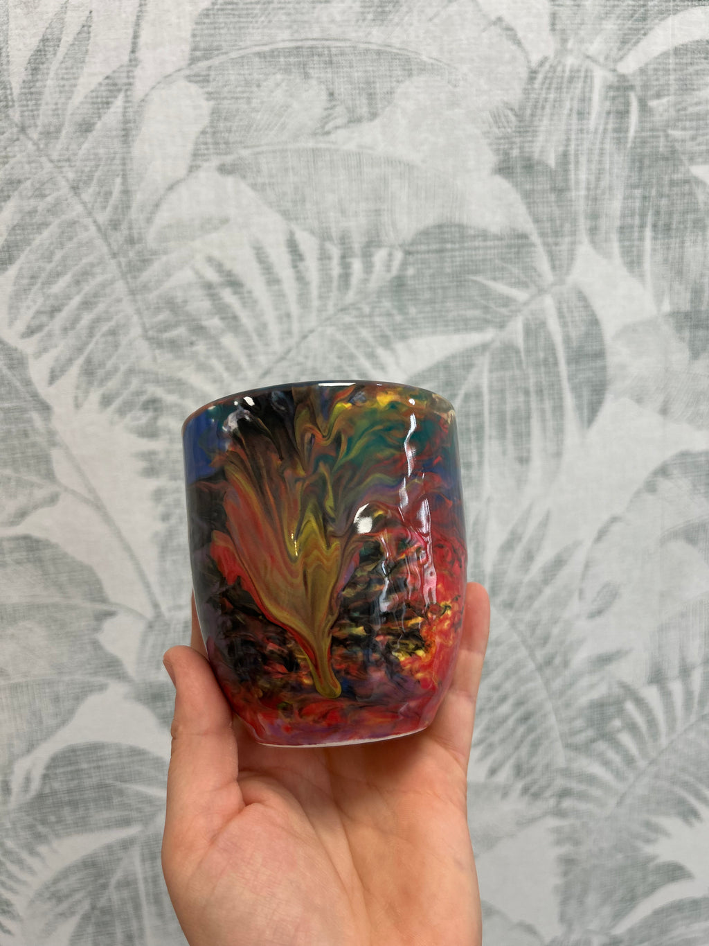 Gianna Ceramics Becher Marmor dunkel