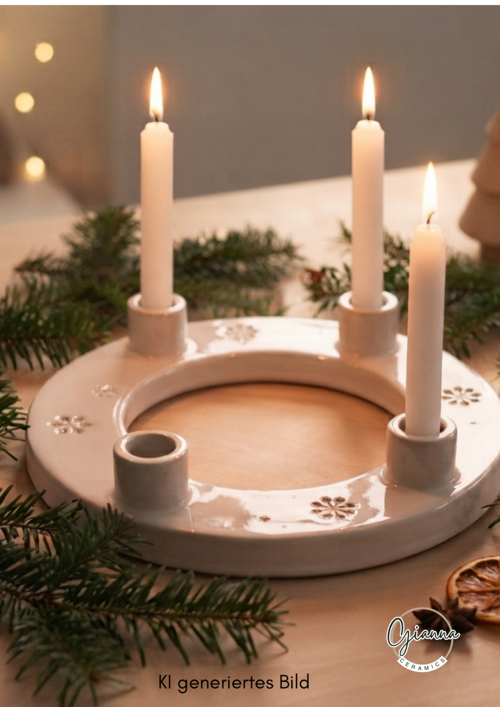 Adventskranz töpfern 06.11.