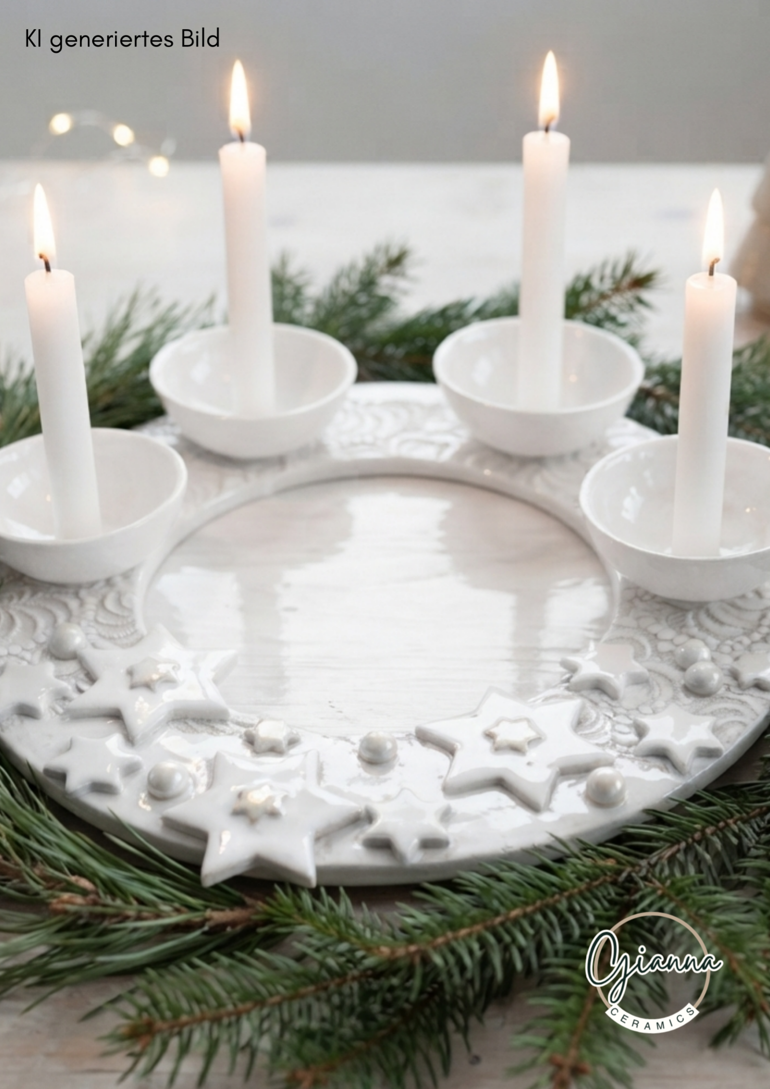 Adventskranz töpfern 06.11.