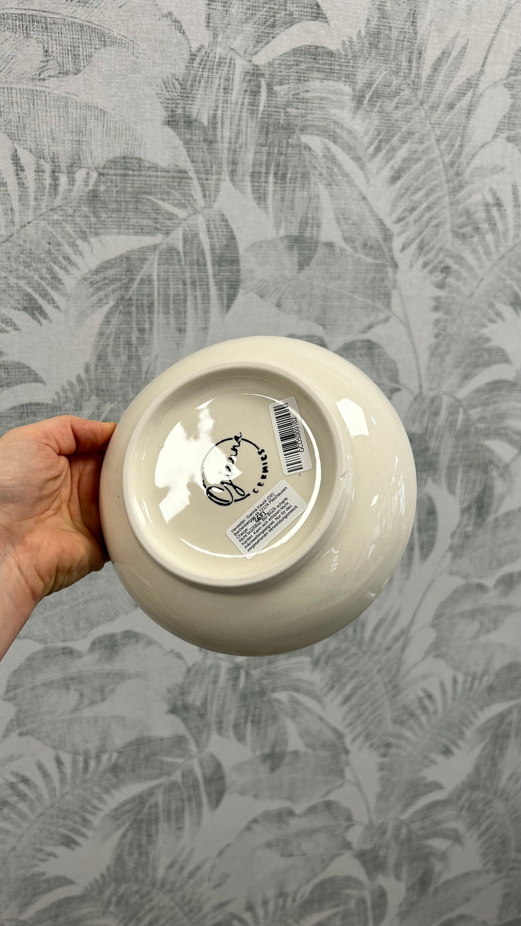 Gianna Ceramics Chip & Dip Bowl lila
